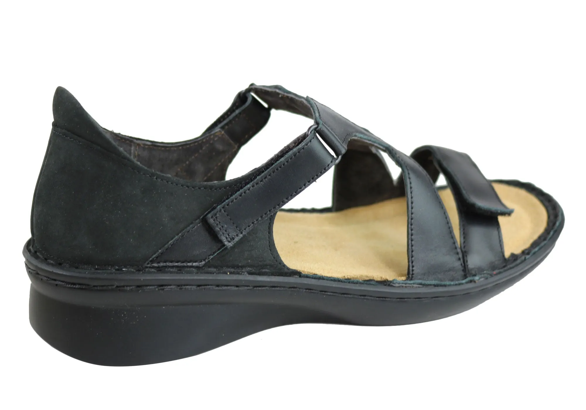 Naot Figaro Womens Leather Comfort Wide Fit Orthotic Friendly Sandals Naot Shoes