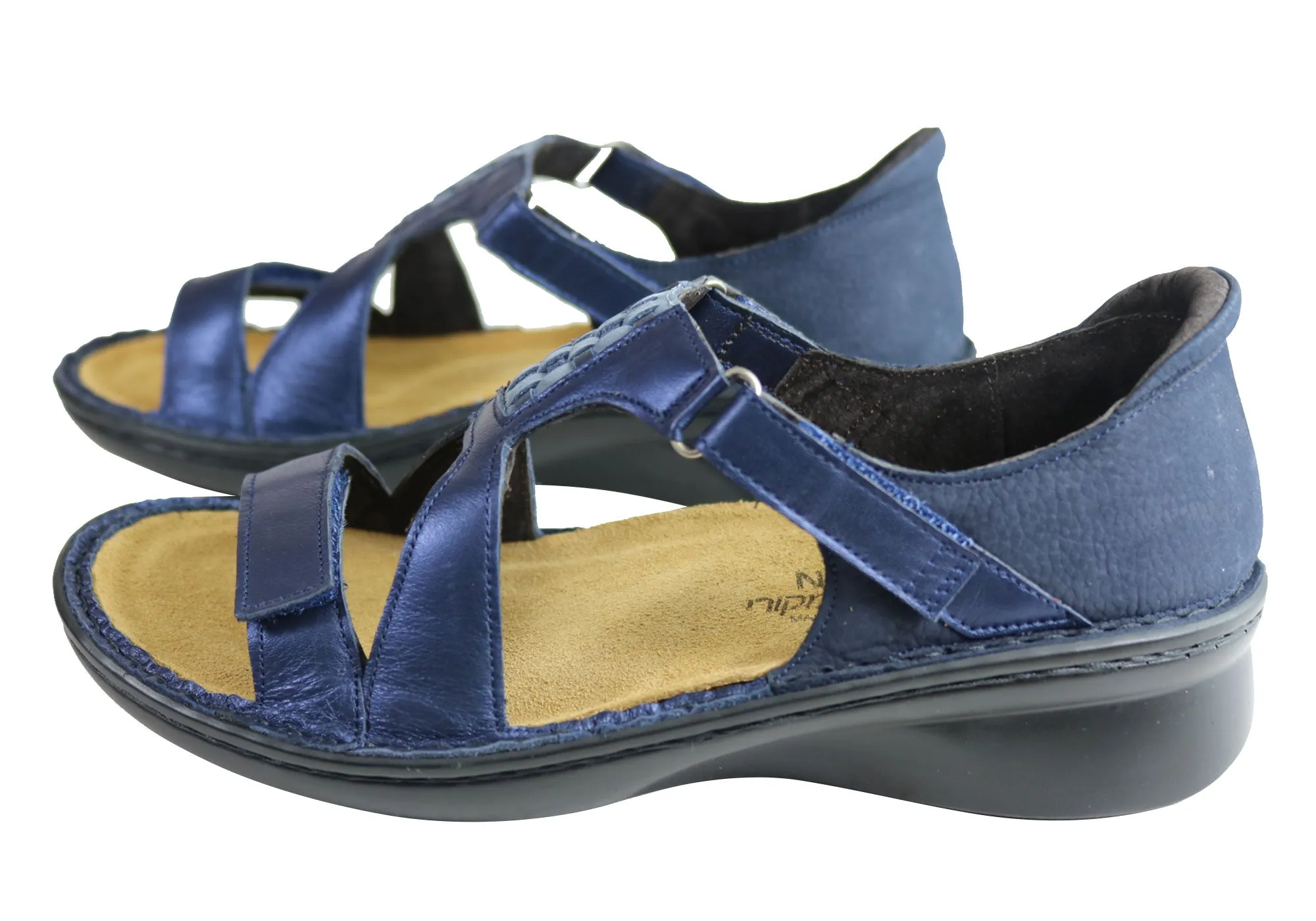 Naot Figaro Womens Leather Comfort Wide Fit Orthotic Friendly Sandals Naot Shoes