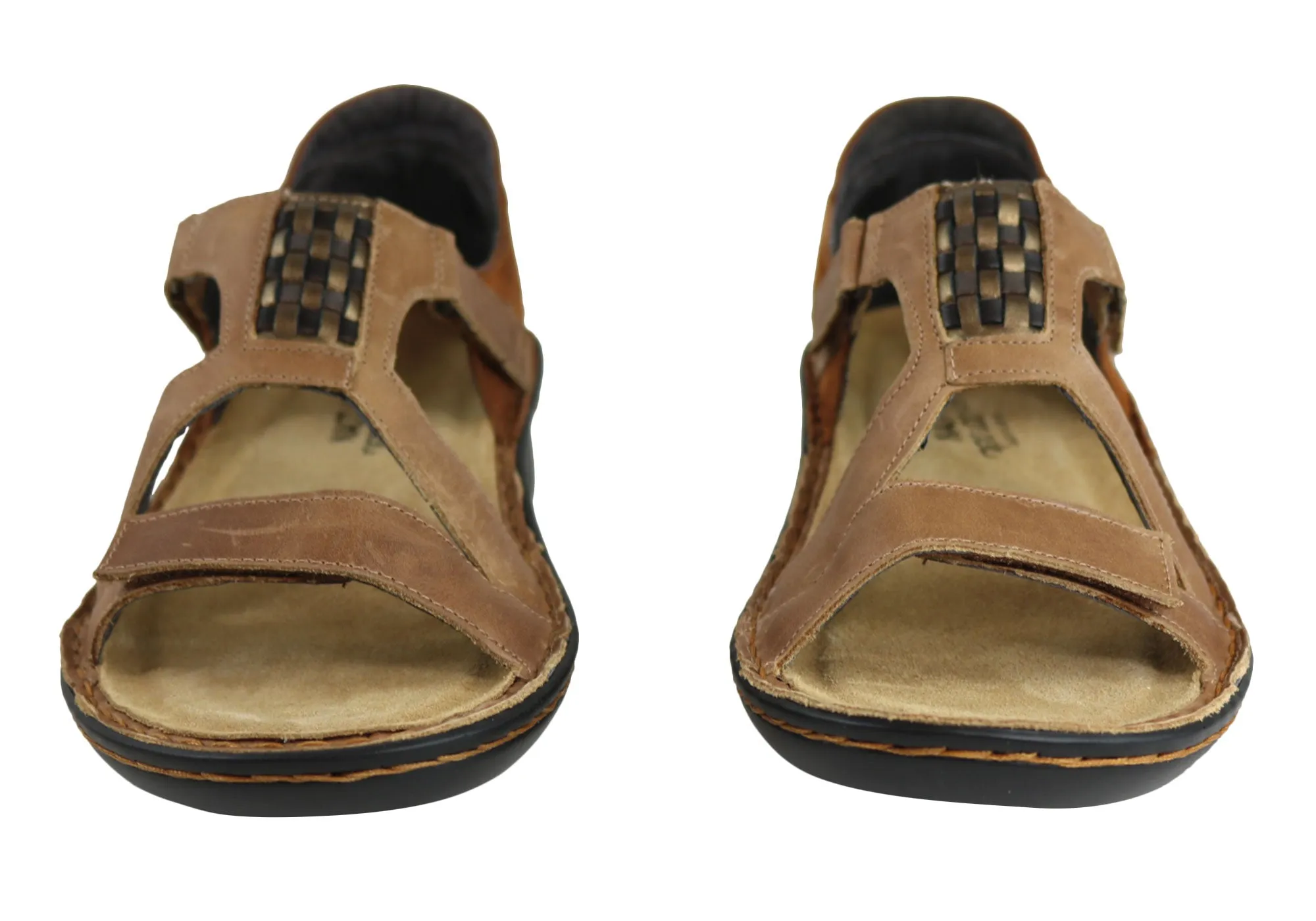 Naot Figaro Womens Leather Comfort Wide Fit Orthotic Friendly Sandals Naot Shoes