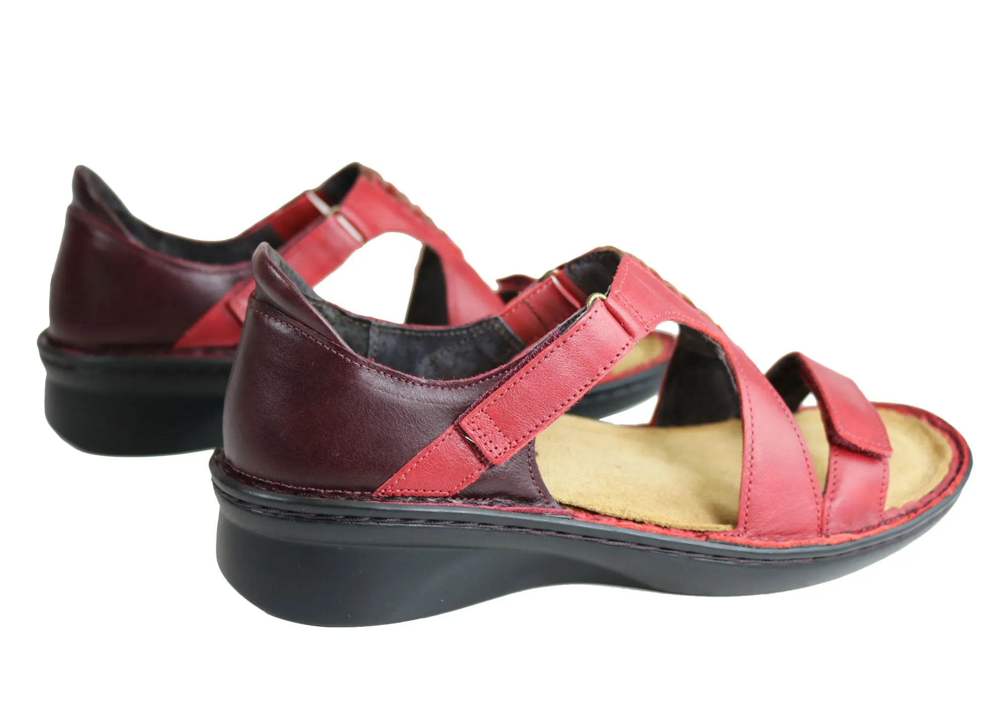 Naot Figaro Womens Leather Comfort Wide Fit Orthotic Friendly Sandals Naot Shoes