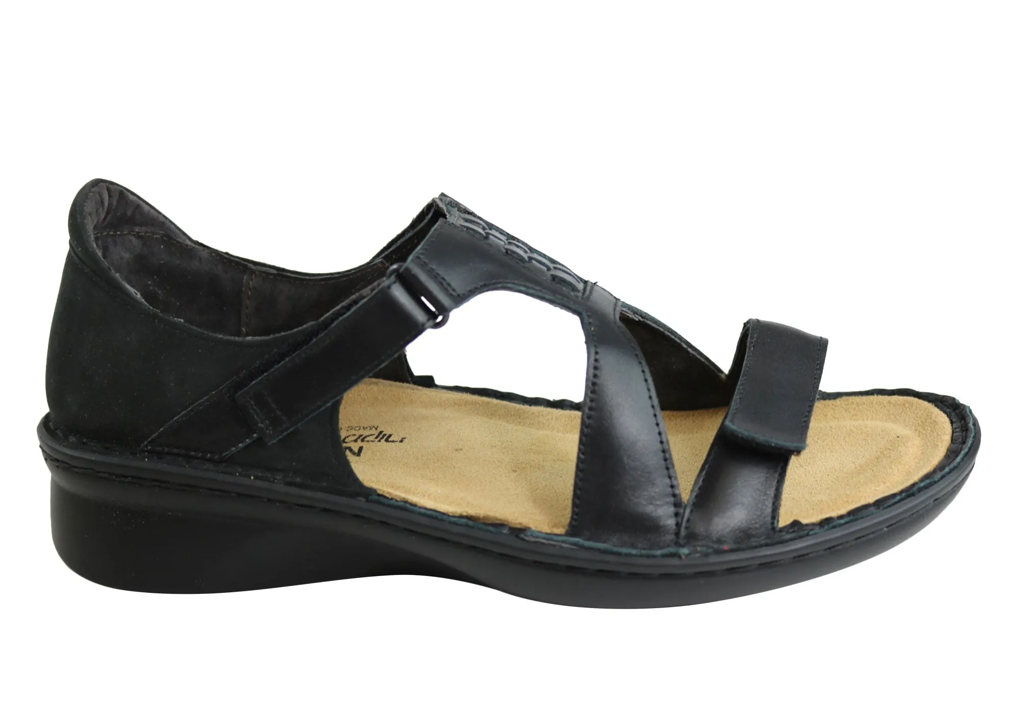 Naot Figaro Womens Leather Comfort Wide Fit Orthotic Friendly Sandals Naot Shoes