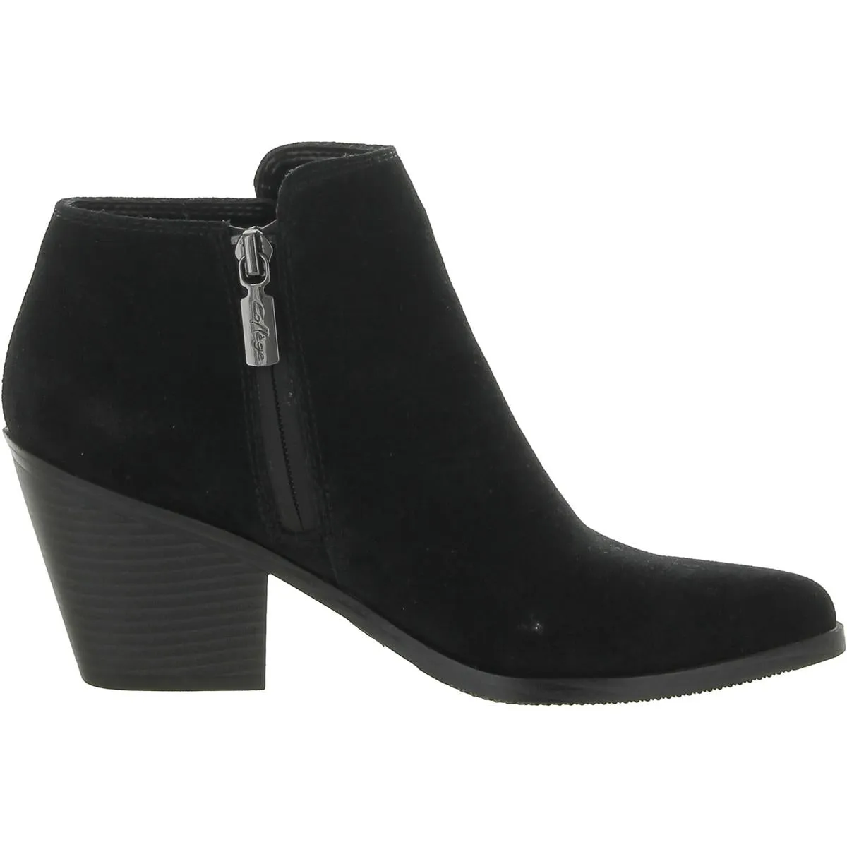 Nellie Womens Suede Ankle Booties