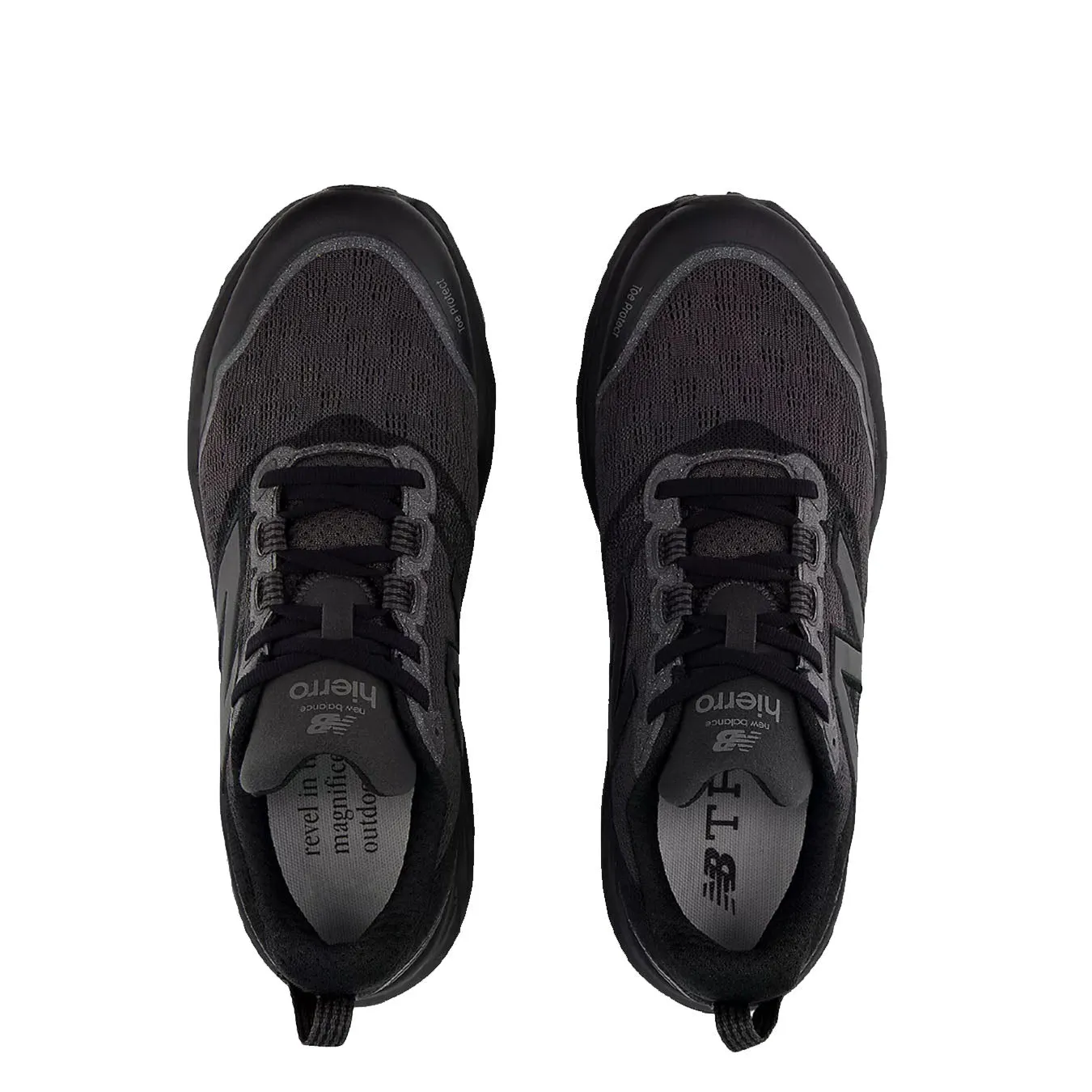 New Balance Womens Fresh Foam X Hierro v9 Black Cement / Black