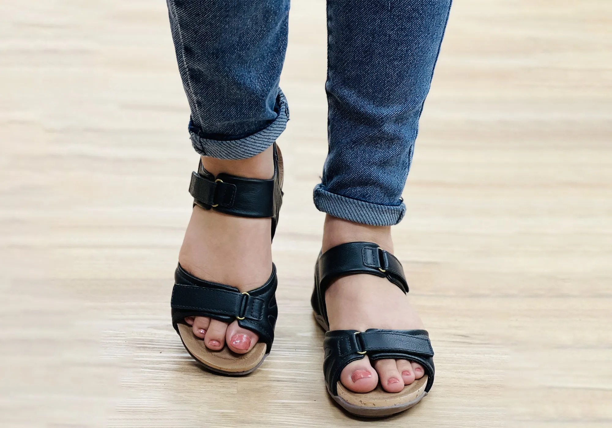 New Face Anchor Womens Comfortable Leather Sandals Made In Brazil New Face Shoes