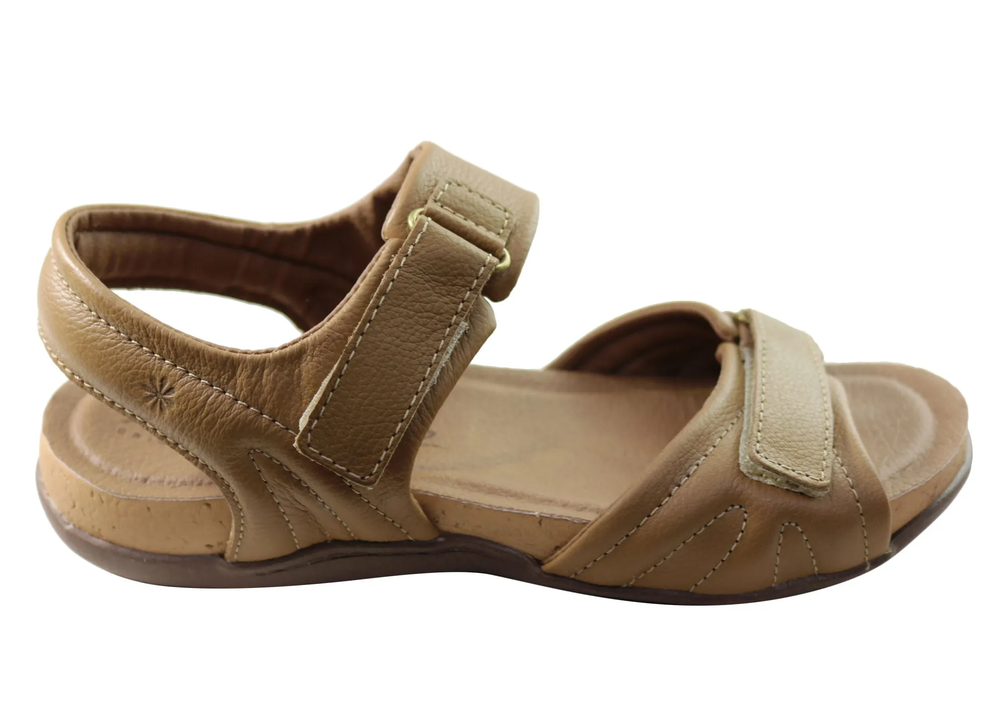 New Face Anchor Womens Comfortable Leather Sandals Made In Brazil New Face Shoes