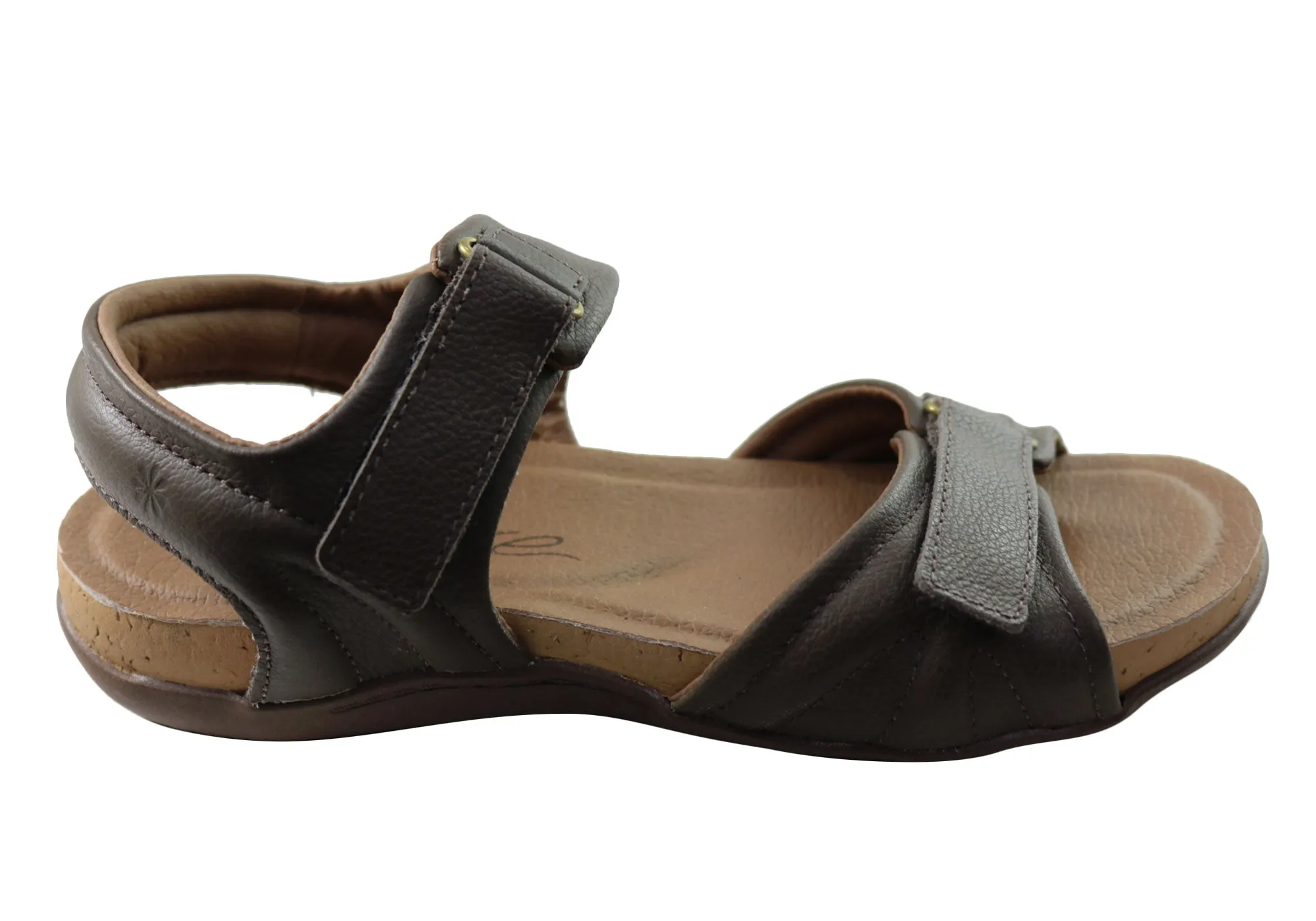 New Face Anchor Womens Comfortable Leather Sandals Made In Brazil New Face Shoes