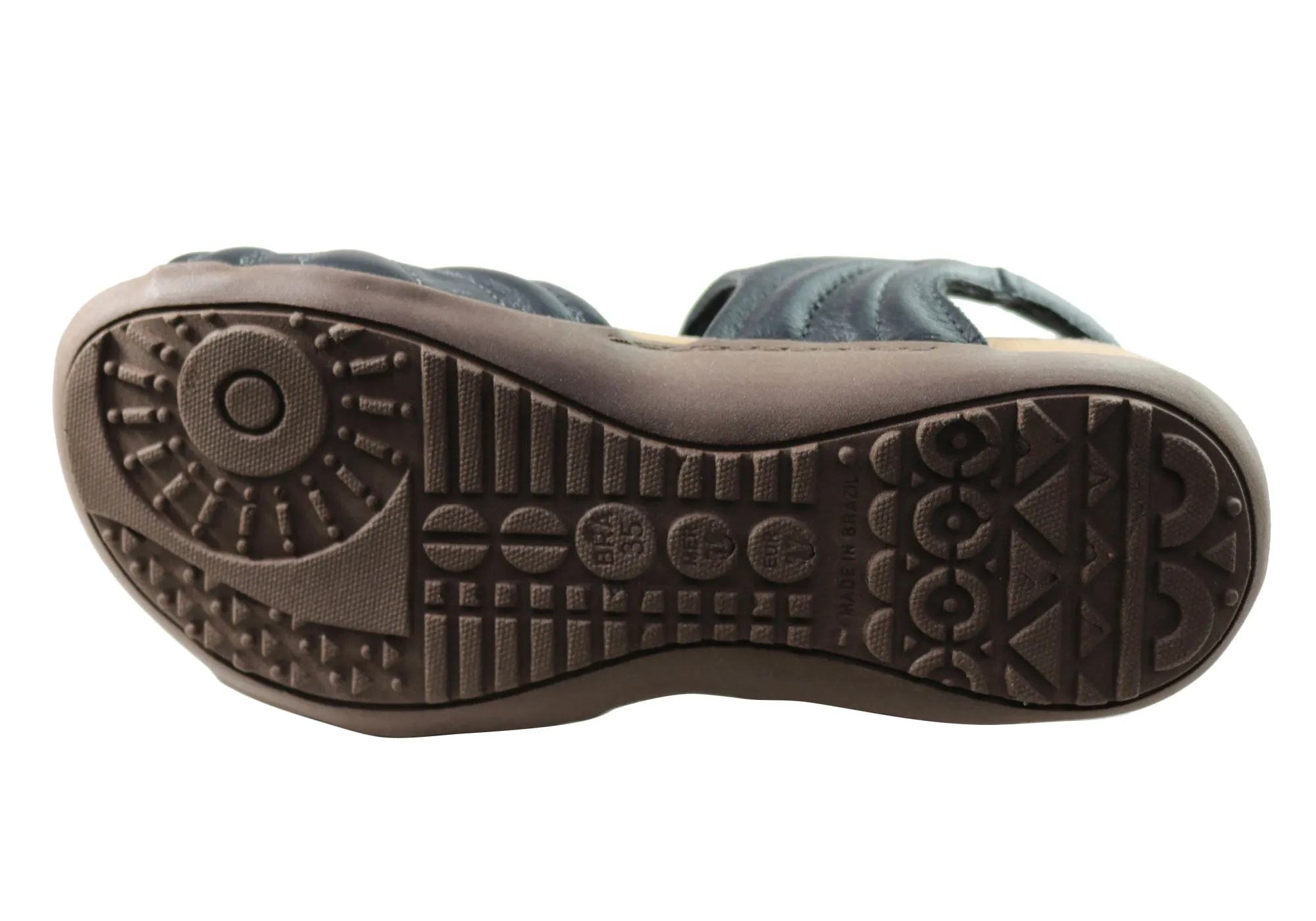 New Face Anchor Womens Comfortable Leather Sandals Made In Brazil New Face Shoes