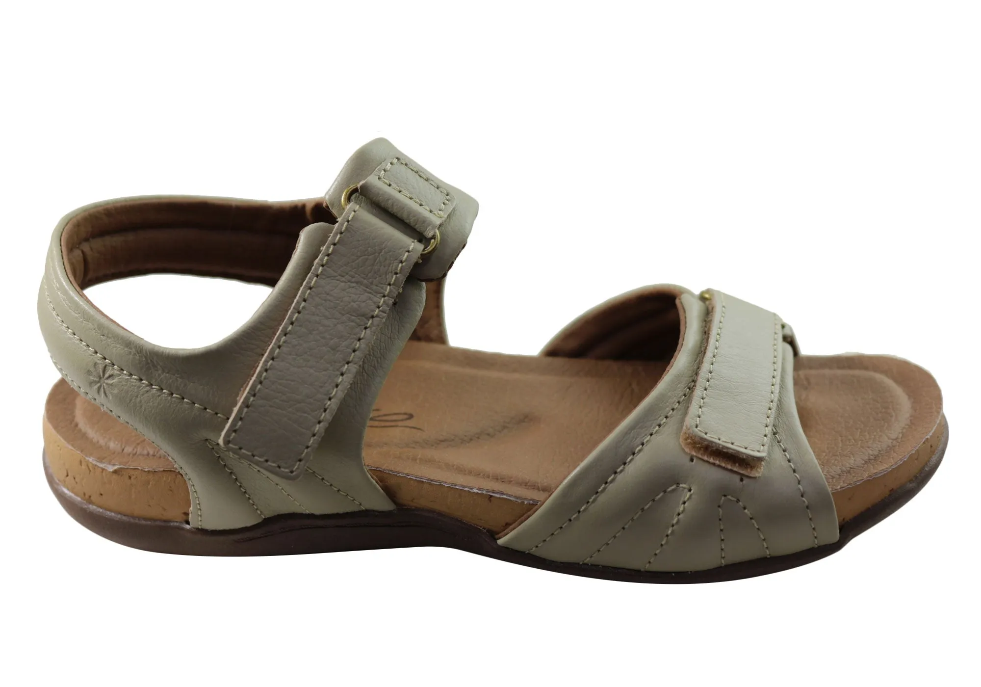 New Face Anchor Womens Comfortable Leather Sandals Made In Brazil New Face Shoes