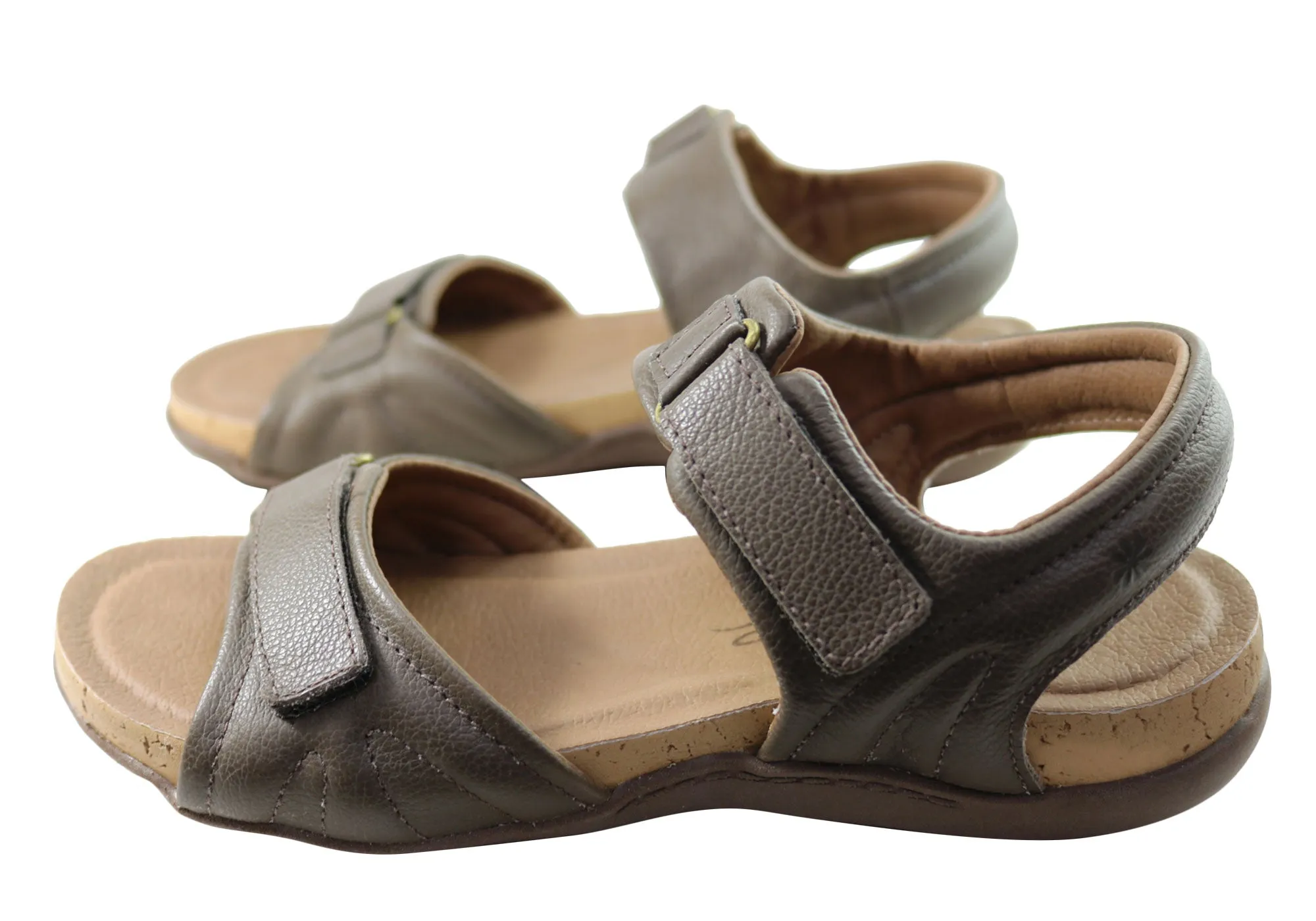 New Face Anchor Womens Comfortable Leather Sandals Made In Brazil New Face Shoes