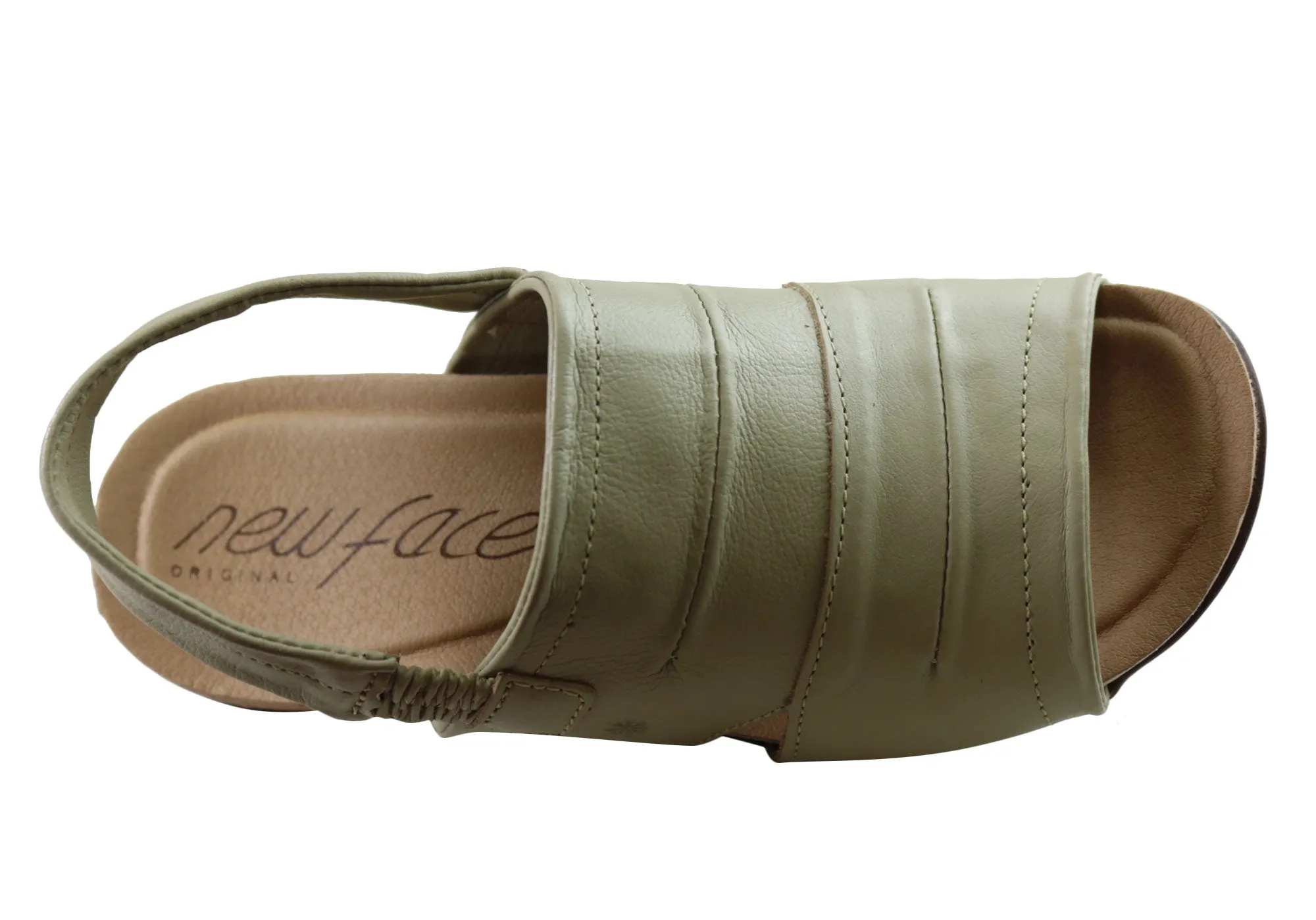 New Face Habour Womens Comfortable Leather Sandals Made In Brazil New Face Shoes