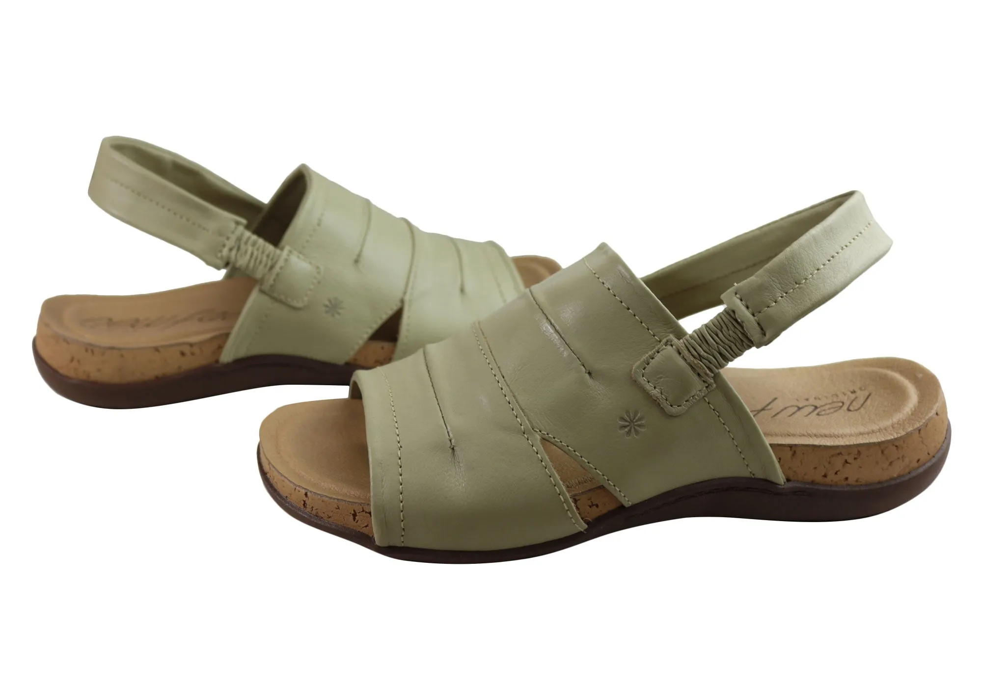 New Face Habour Womens Comfortable Leather Sandals Made In Brazil New Face Shoes