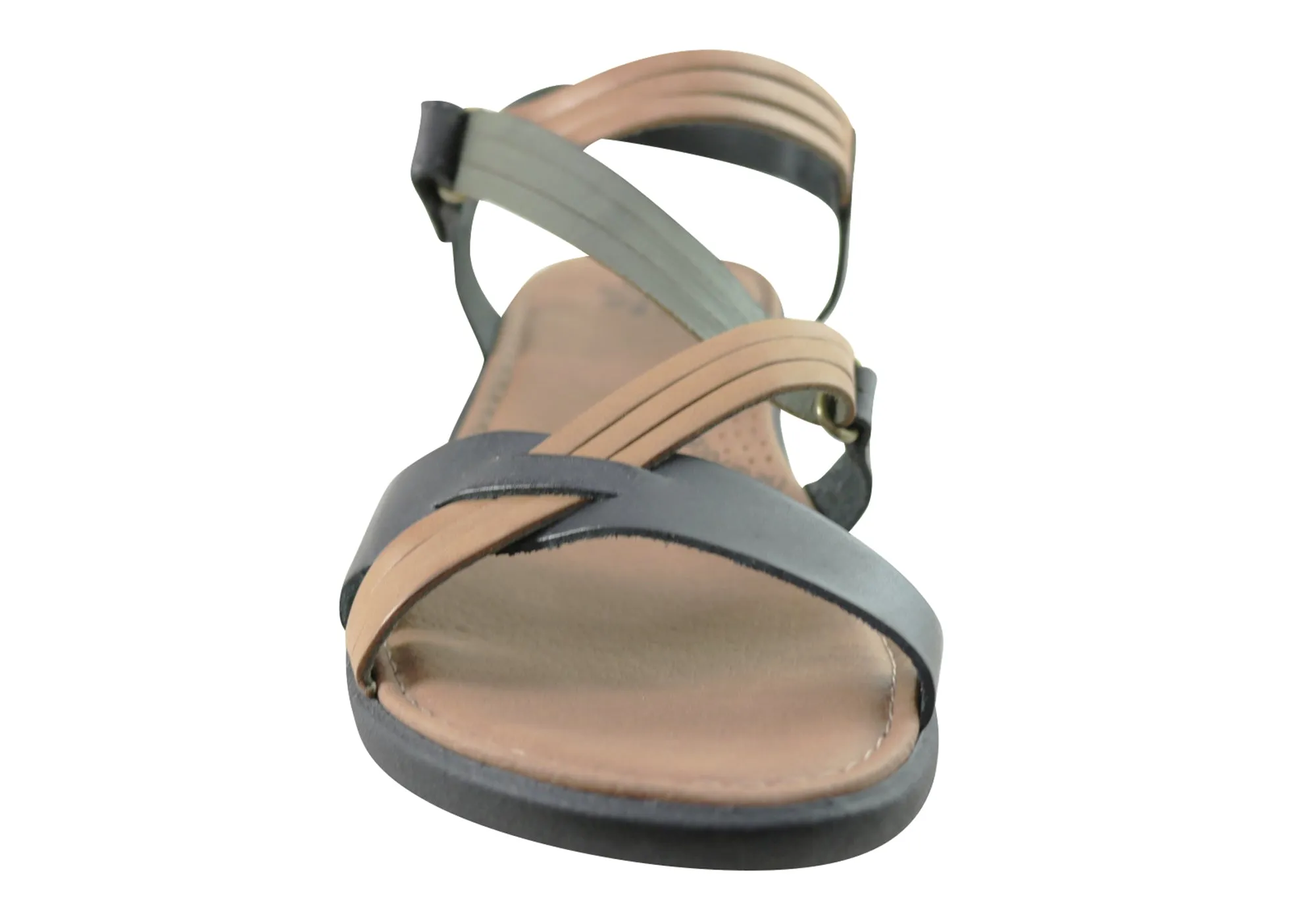 New Face Lottia Womens Comfortable Leather Sandals Made In Brazil New Face Shoes