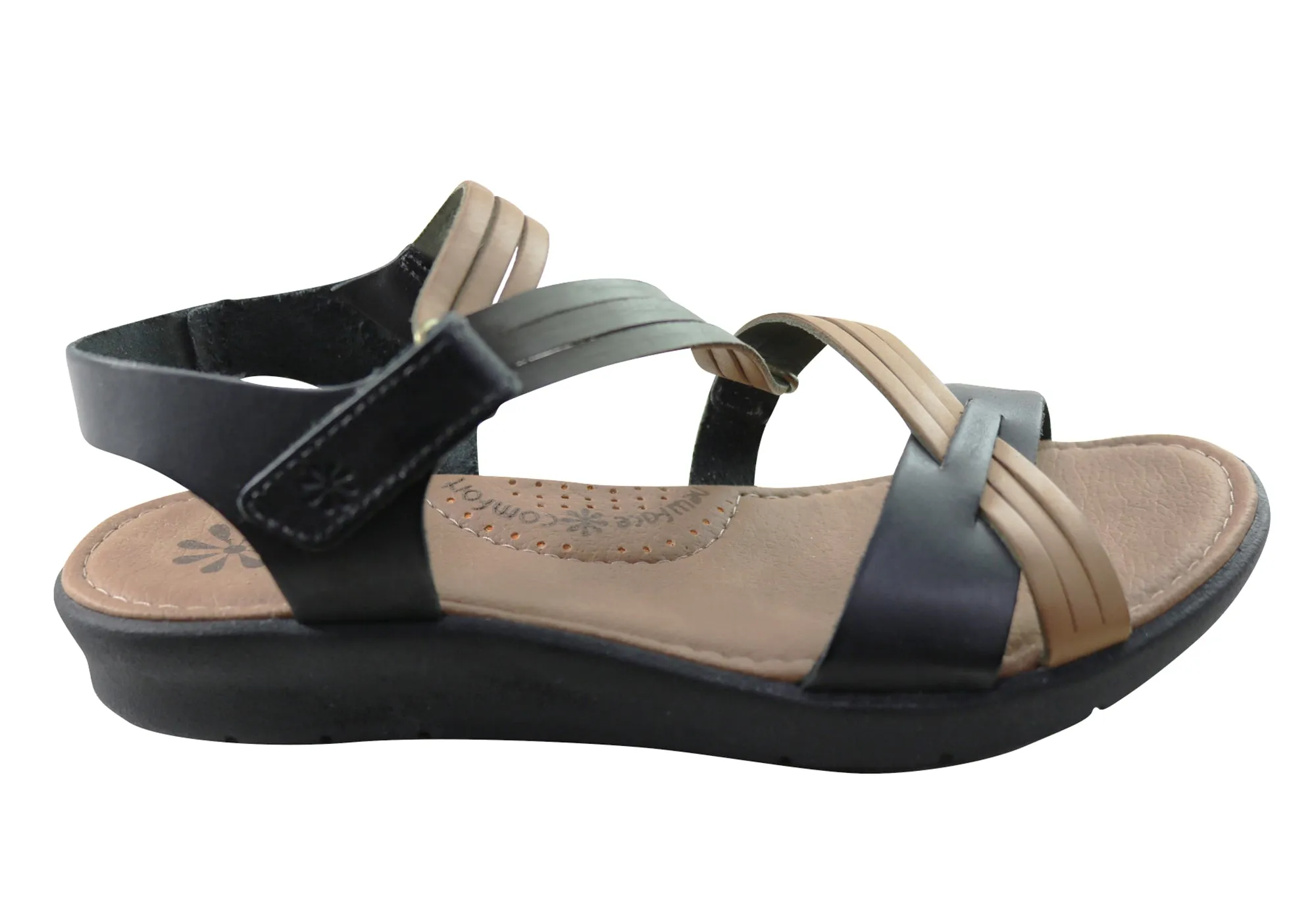 New Face Lottia Womens Comfortable Leather Sandals Made In Brazil New Face Shoes