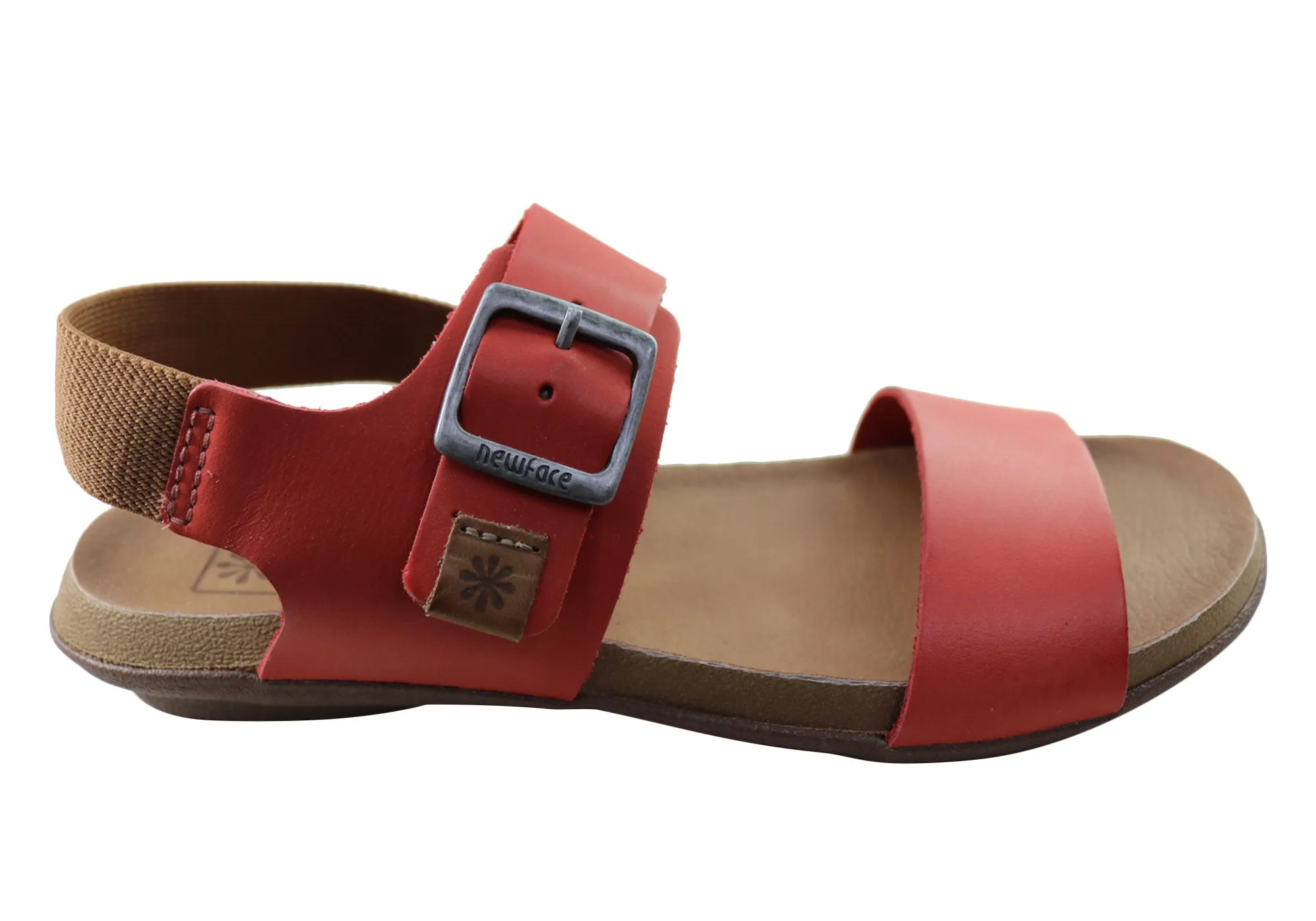 New Face Tasha Womens Comfortable Leather Sandals Made In Brazil New Face Shoes