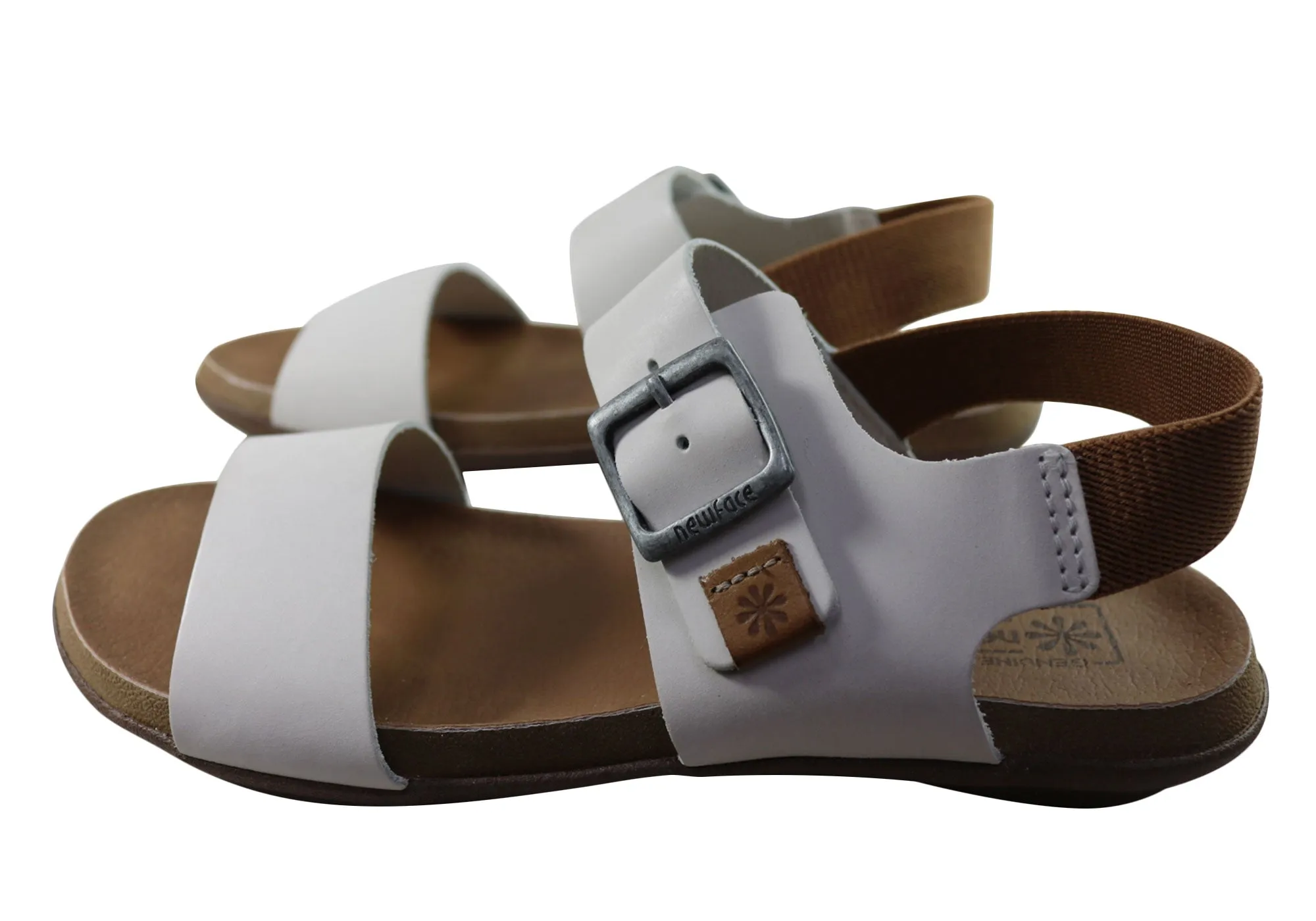 New Face Tasha Womens Comfortable Leather Sandals Made In Brazil New Face Shoes