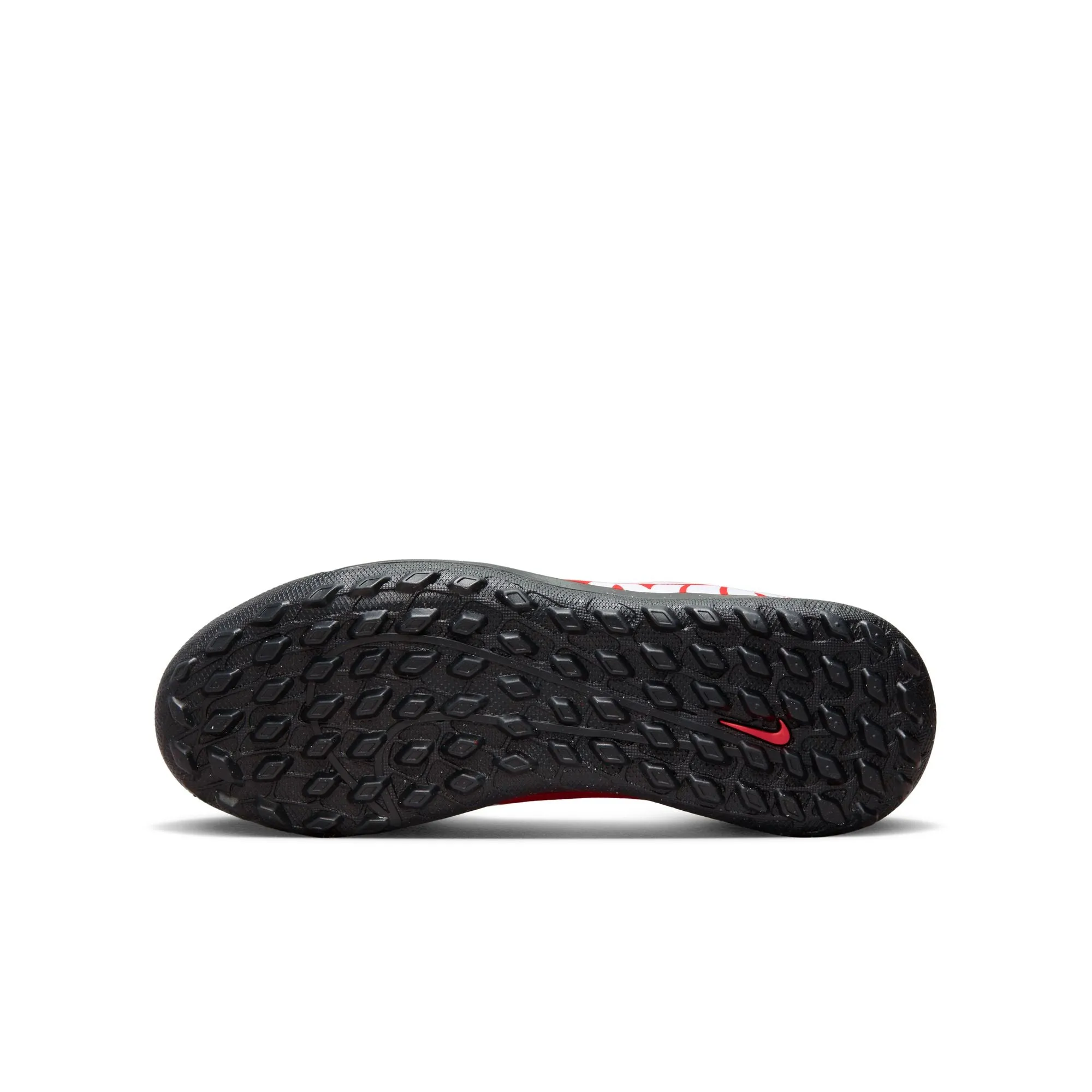 Nike Junior Zoom Vapor 15 Academy TF Turf Shoes - Bright Crimson/ White Black