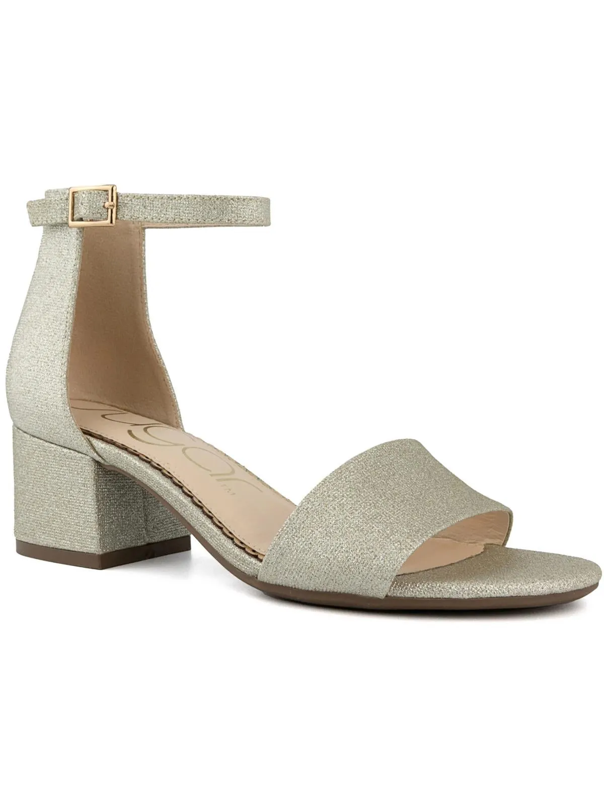 Noelle Low Womens Adustable Ankle Block Heels