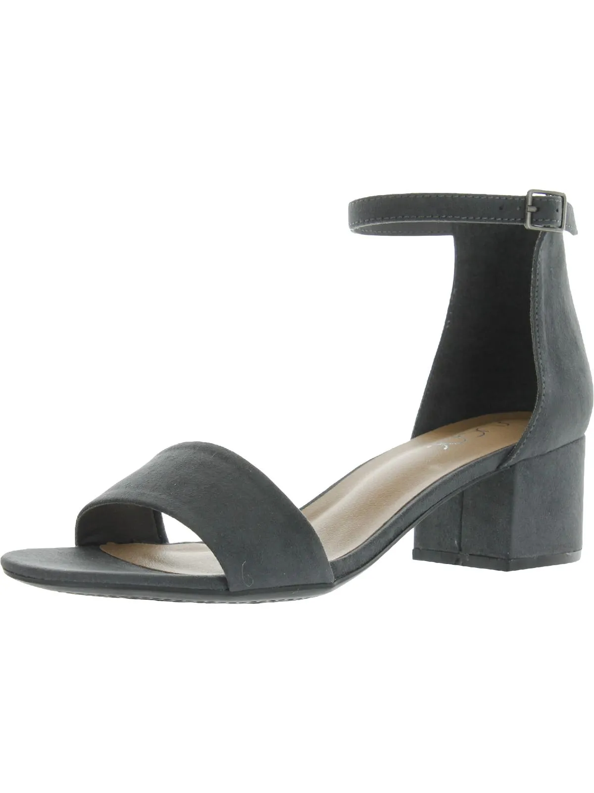 Noelle Low Womens Adustable Ankle Block Heels