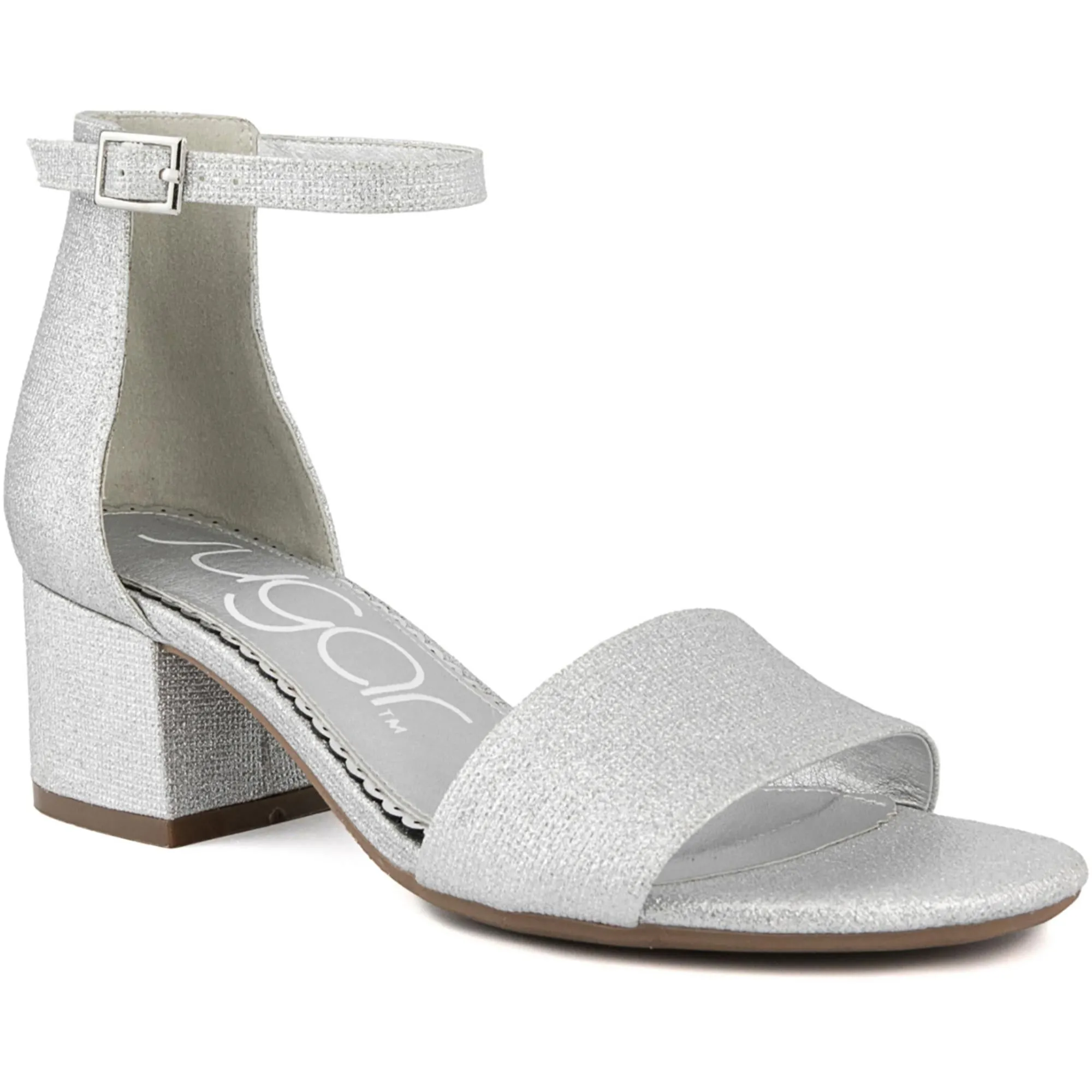 Noelle Low Womens Adustable Ankle Block Heels