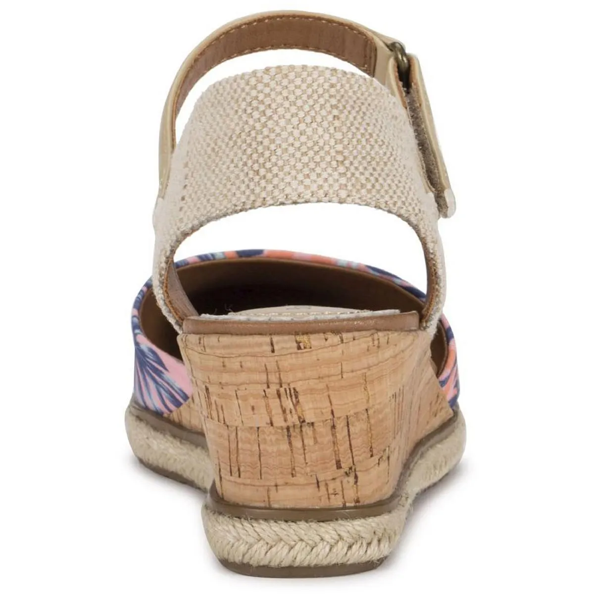 Ocean Womens Cork Ankle Strap Espadrilles