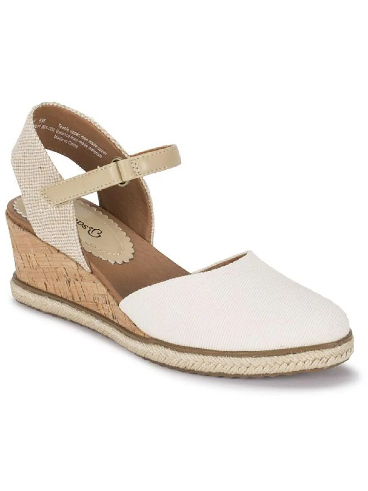 Ocean Womens Cork Ankle Strap Espadrilles