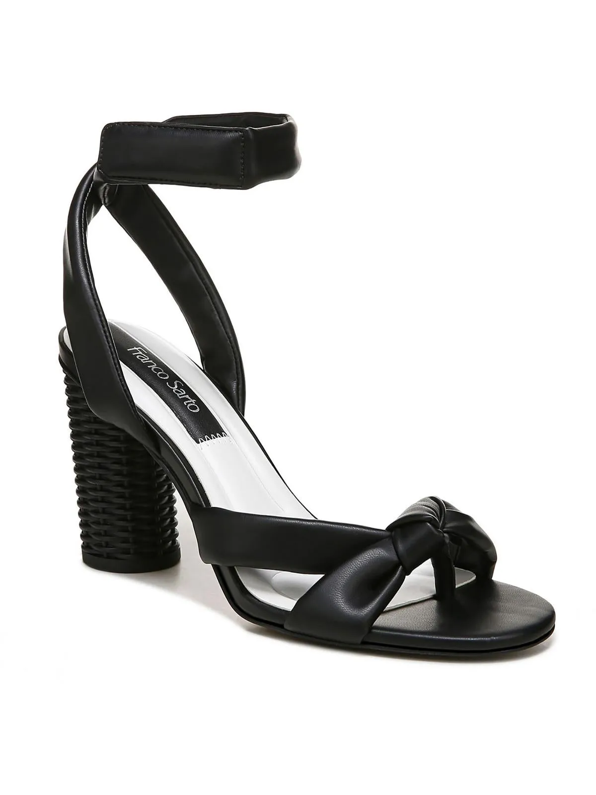 Oma Womens Open Toe Ankle Strap Heels