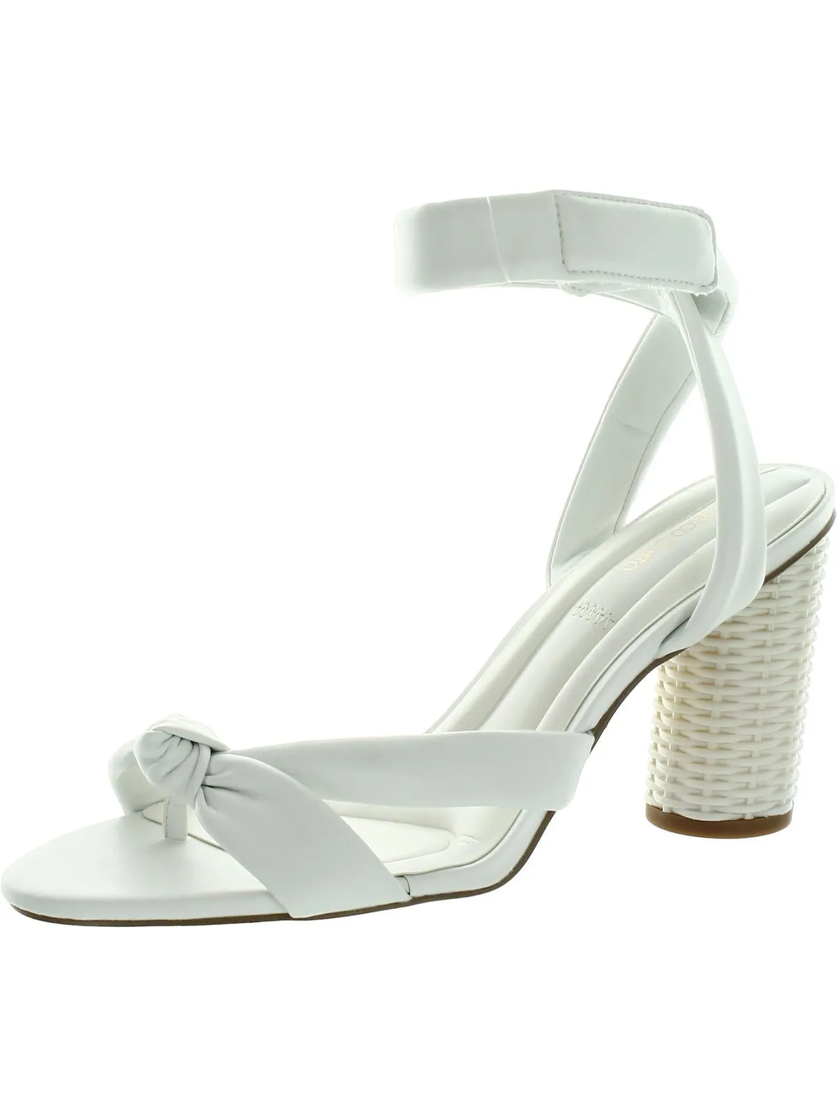Oma Womens Open Toe Ankle Strap Heels