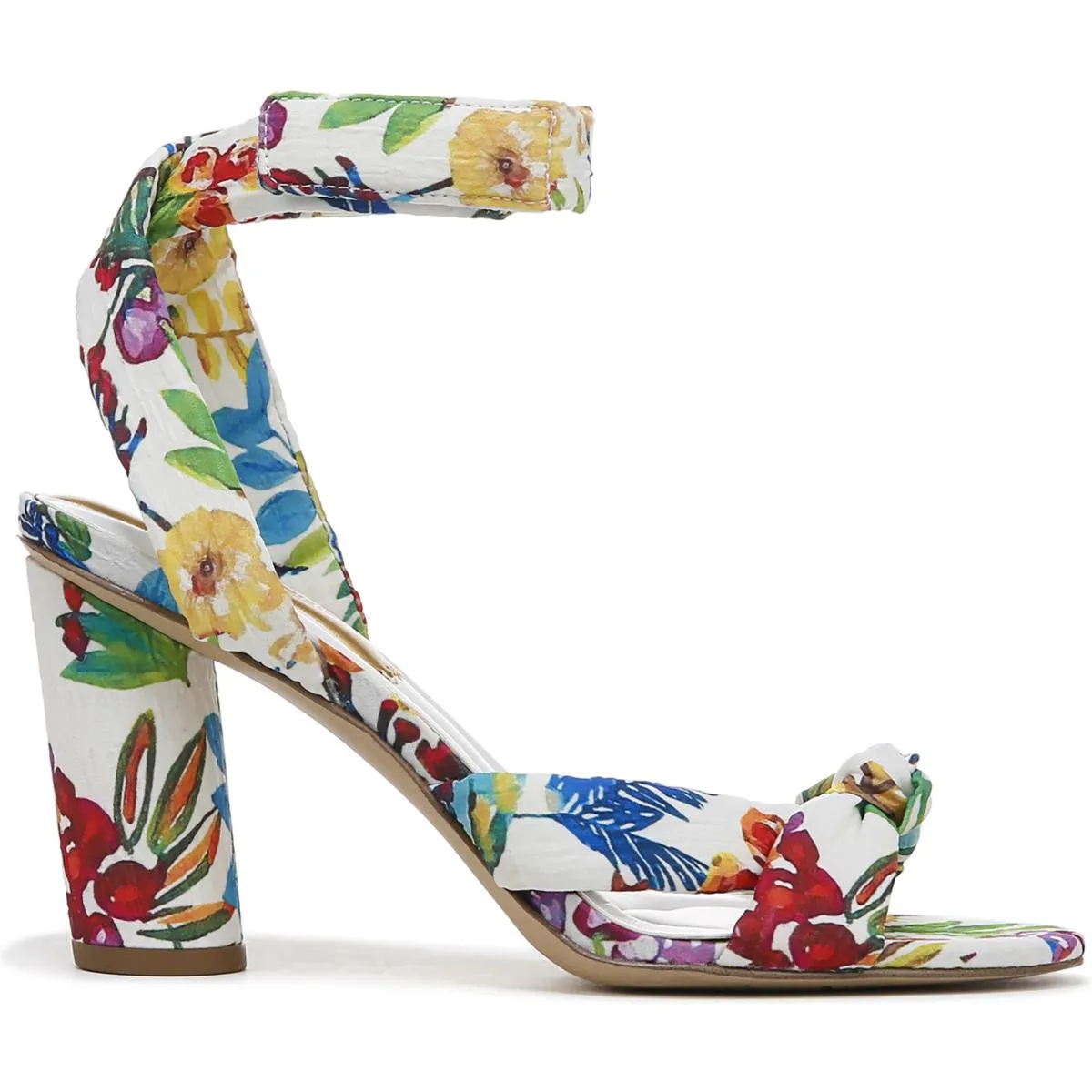 Oma Womens Open Toe Ankle Strap Heels