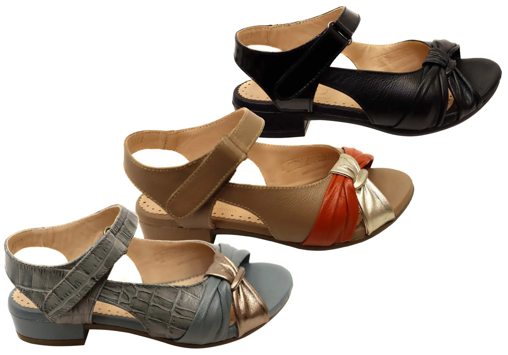 Opananken Laura Womens Comfortable Brazilian Leather Sandals Opananken Shoes