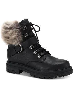 orenlap Womens lace-up short Ankle Boots