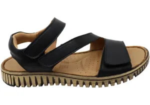 Orizonte Brookdale Womens Comfort European Leather Adjustable Sandals Orizonte Shoes