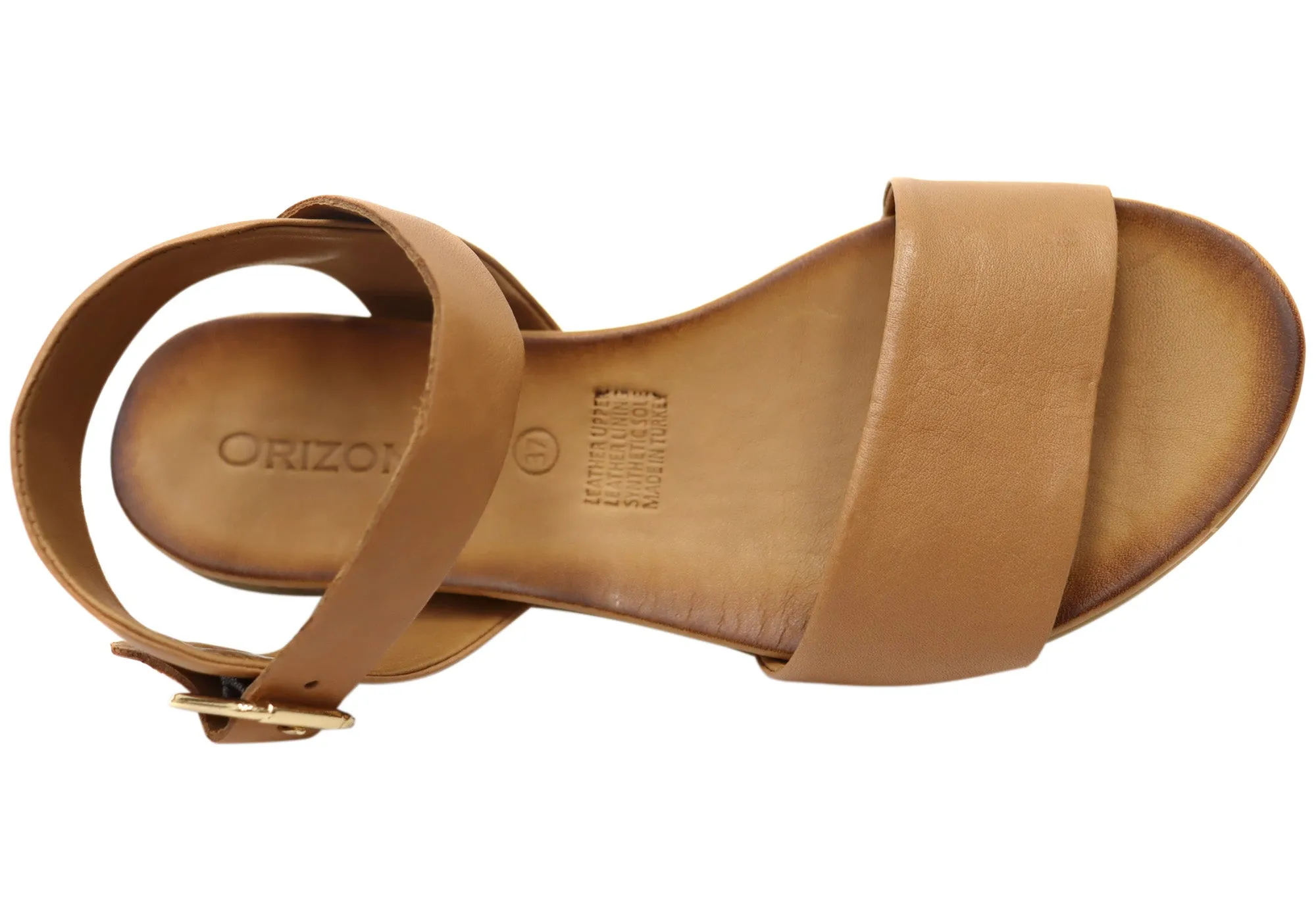 Orizonte Eclipse Womens Comfortable European Leather Sandals Orizonte Shoes