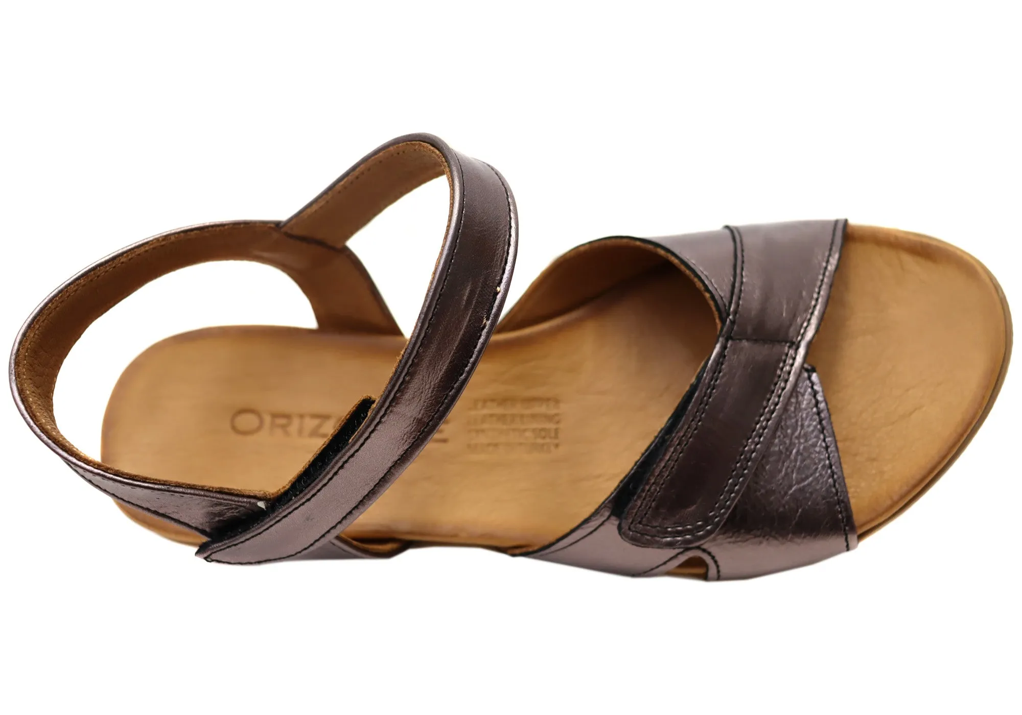Orizonte Luvve Womens Comfortable European Leather Sandals Orizonte Shoes