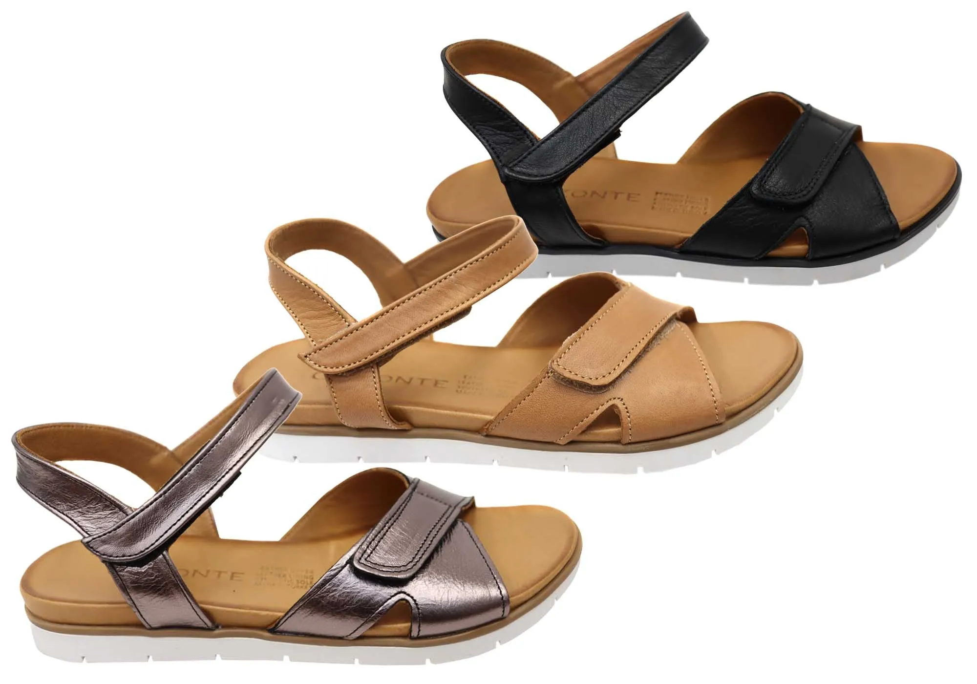 Orizonte Luvve Womens Comfortable European Leather Sandals Orizonte Shoes