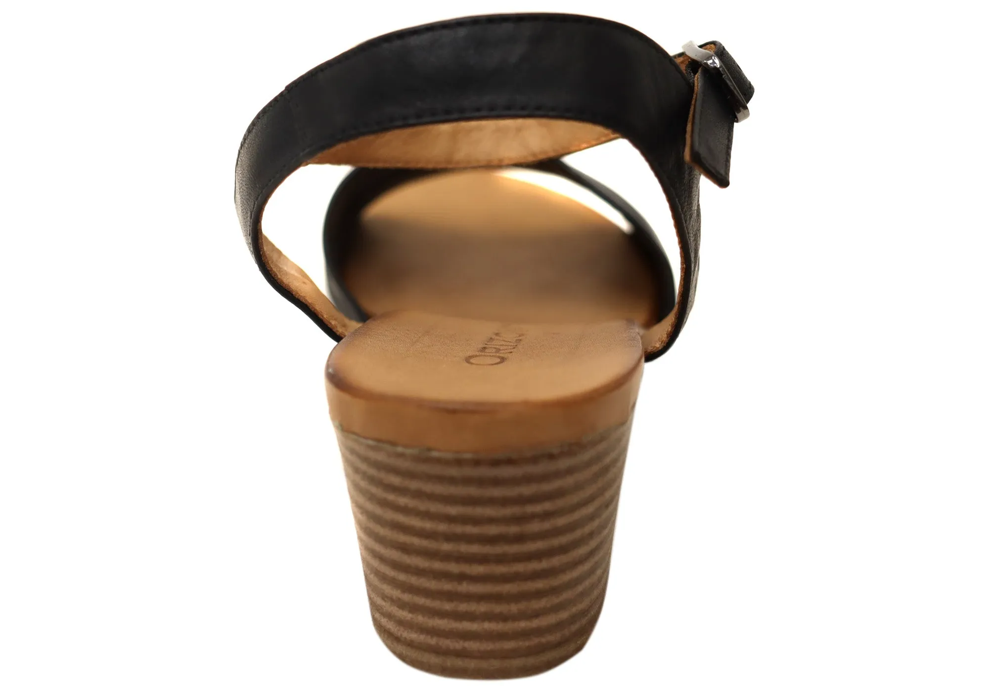 Orizonte Moonlight Womens European Leather Wedge Sandals Orizonte Shoes