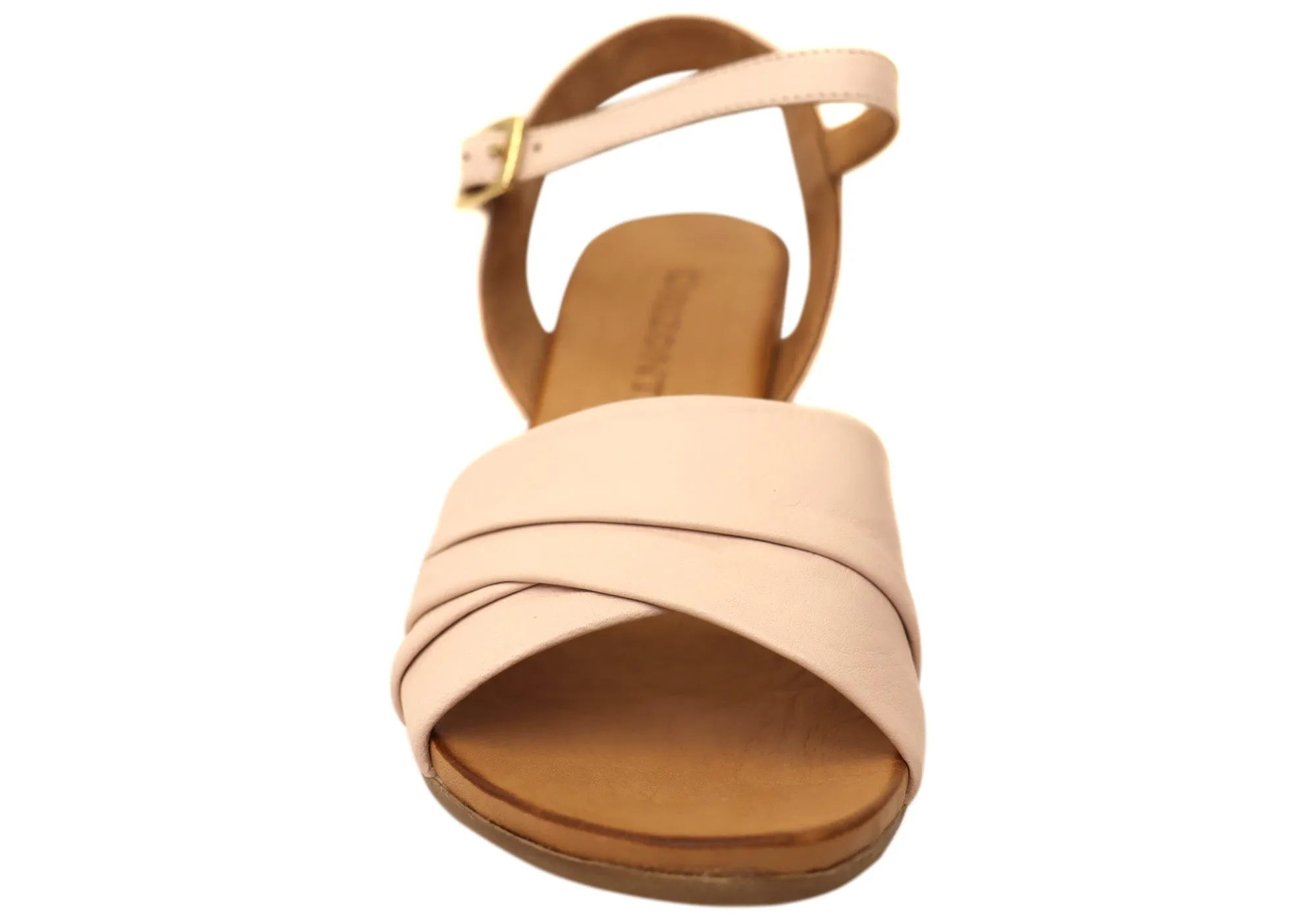 Orizonte Moonlight Womens European Leather Wedge Sandals Orizonte Shoes