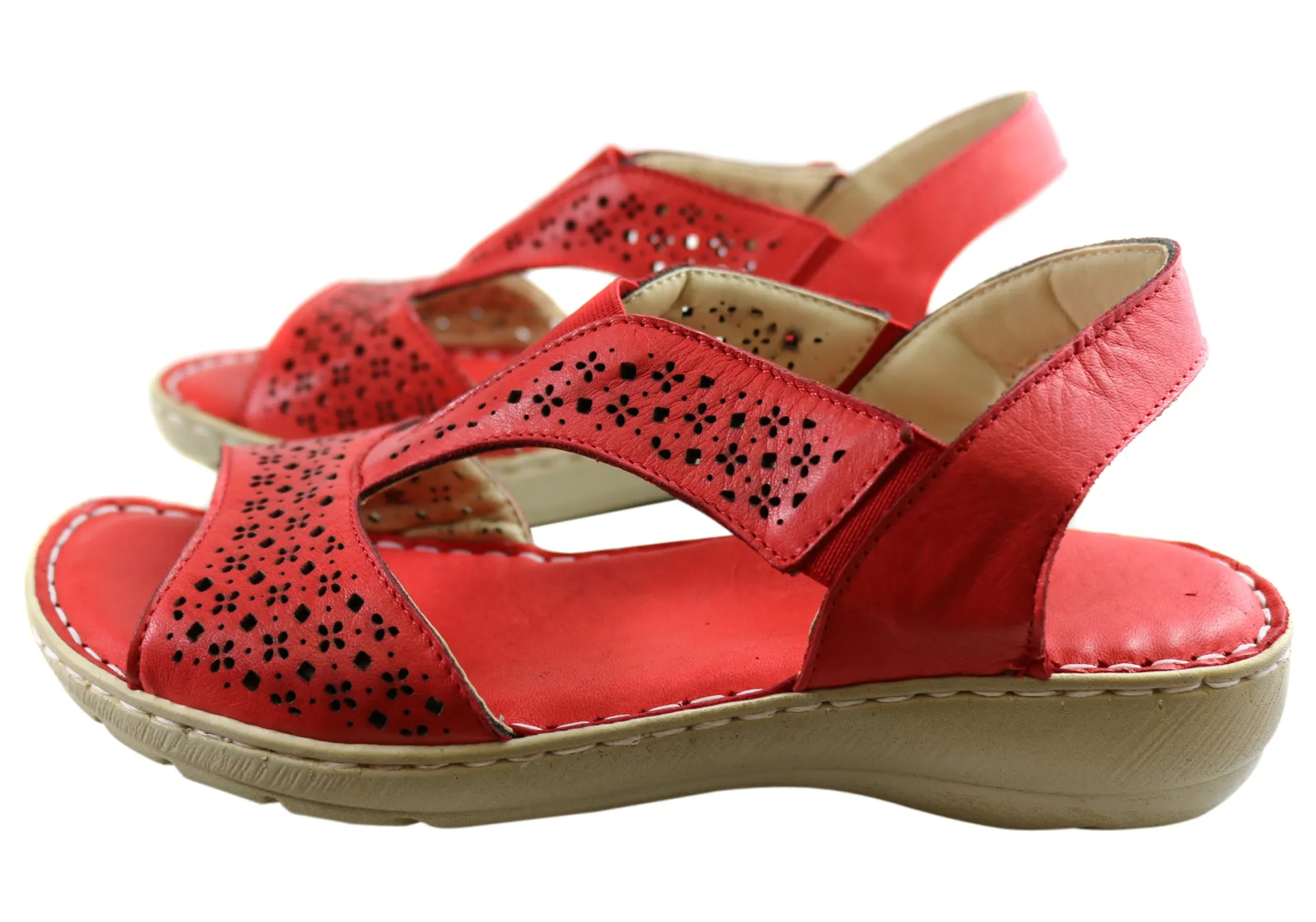 Orizonte Thera Womens European Comfortable Leather Sandals Orizonte Shoes