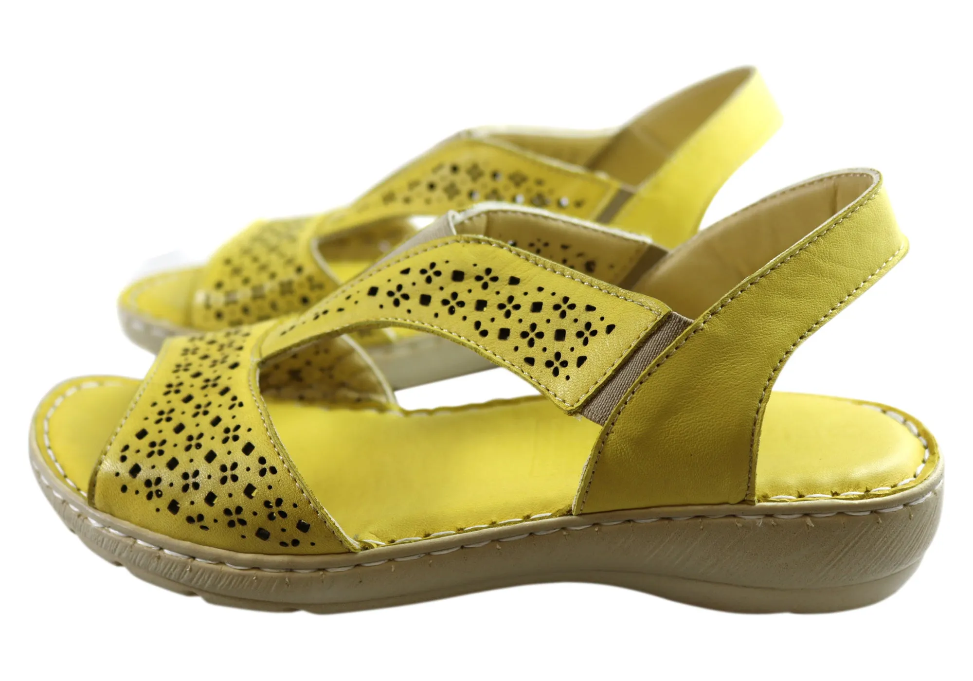 Orizonte Thera Womens European Comfortable Leather Sandals Orizonte Shoes