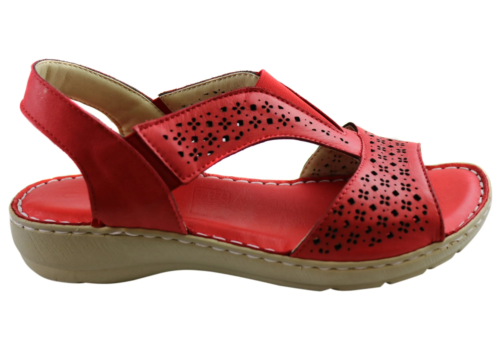 Orizonte Thera Womens European Comfortable Leather Sandals Orizonte Shoes