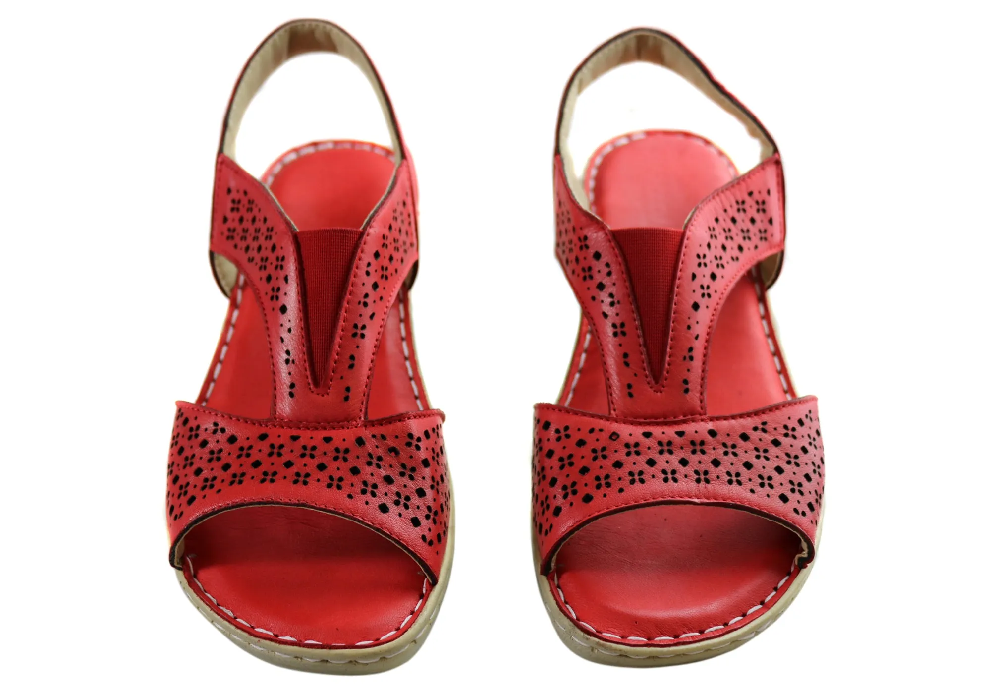 Orizonte Thera Womens European Comfortable Leather Sandals Orizonte Shoes