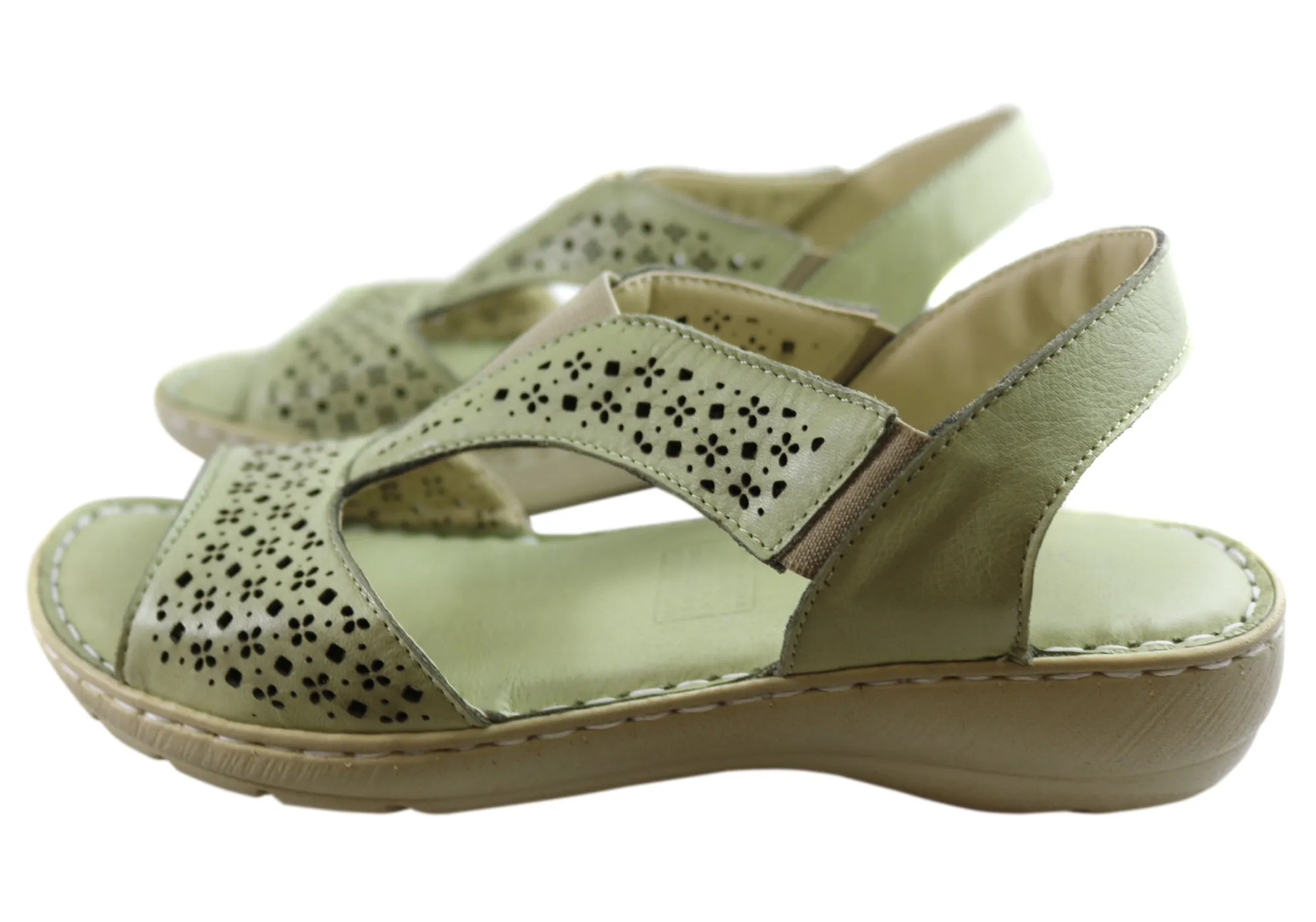 Orizonte Thera Womens European Comfortable Leather Sandals Orizonte Shoes