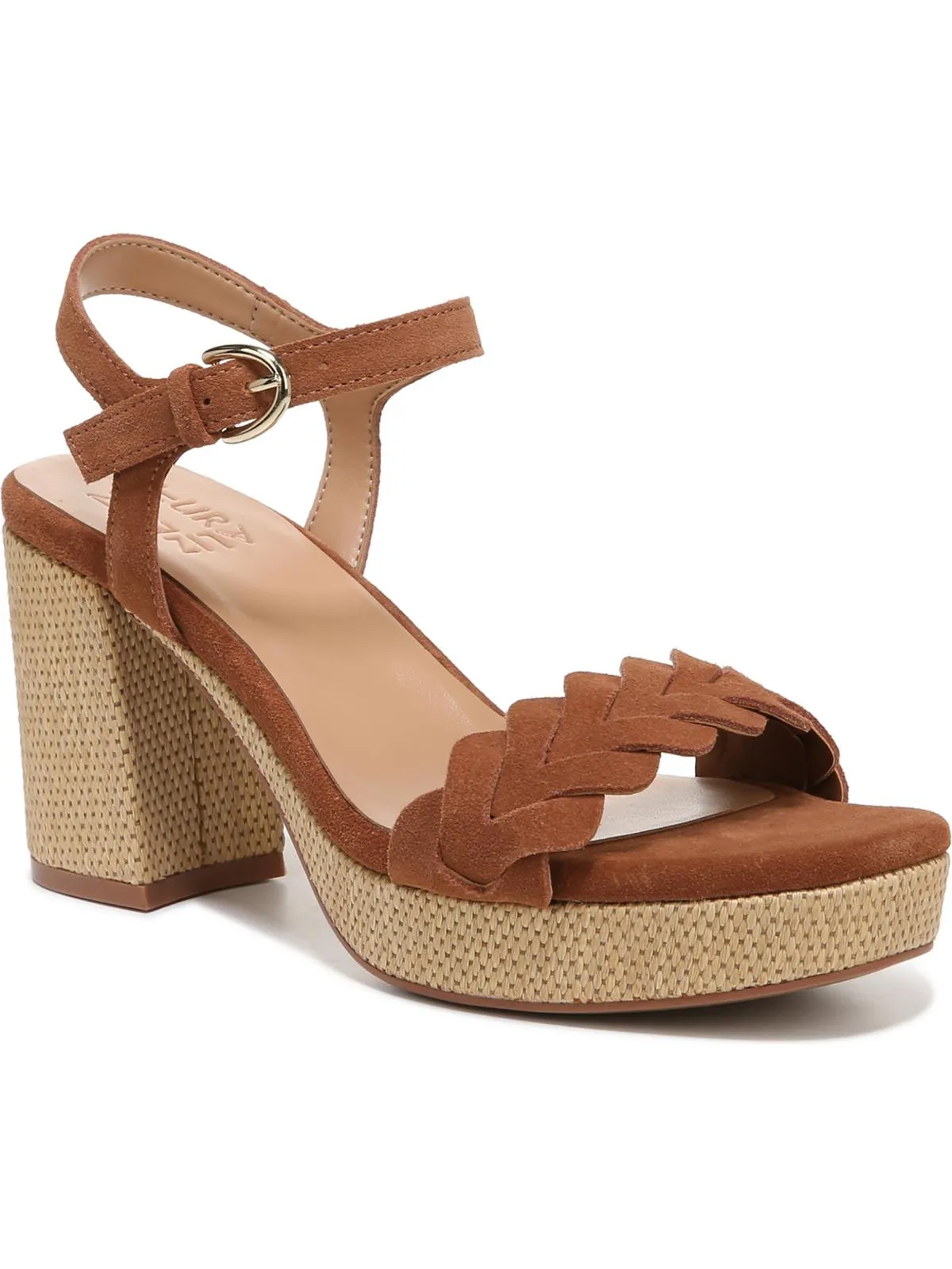 Pandora Womens Suede Ankle Strap Heels