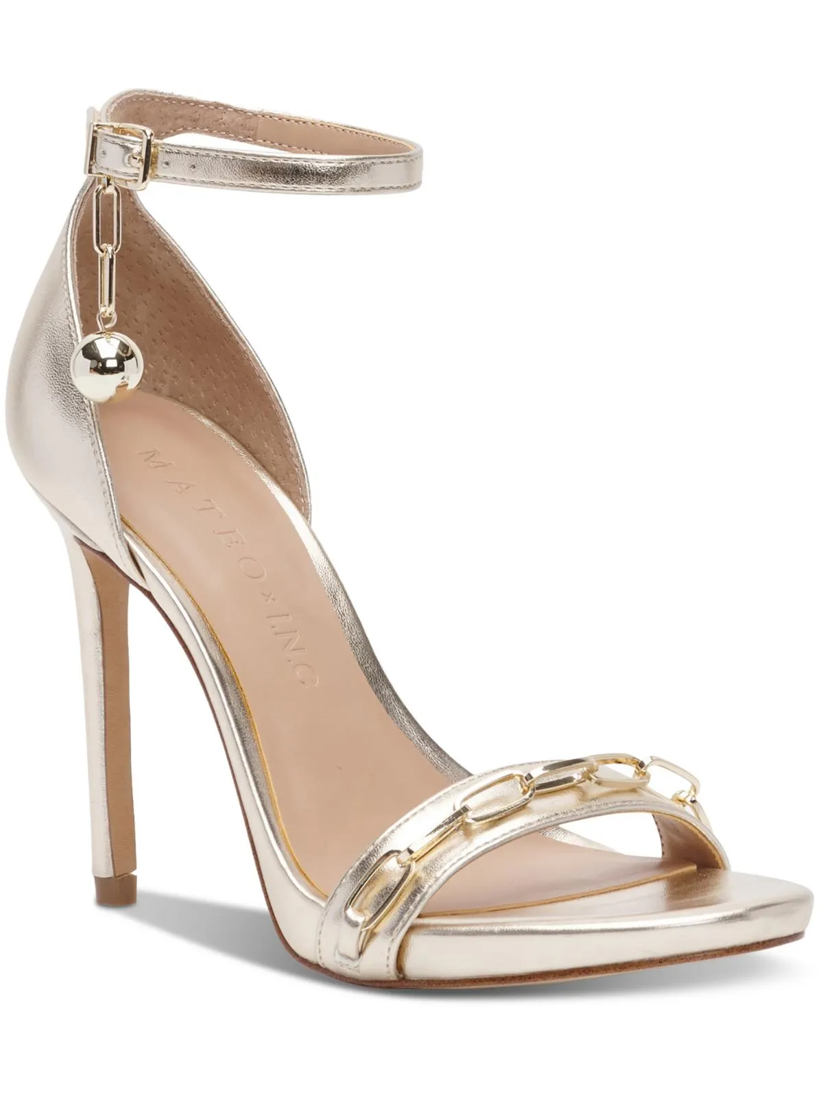 Paper Clipp Womens Open Toe Ankle Strap Heels