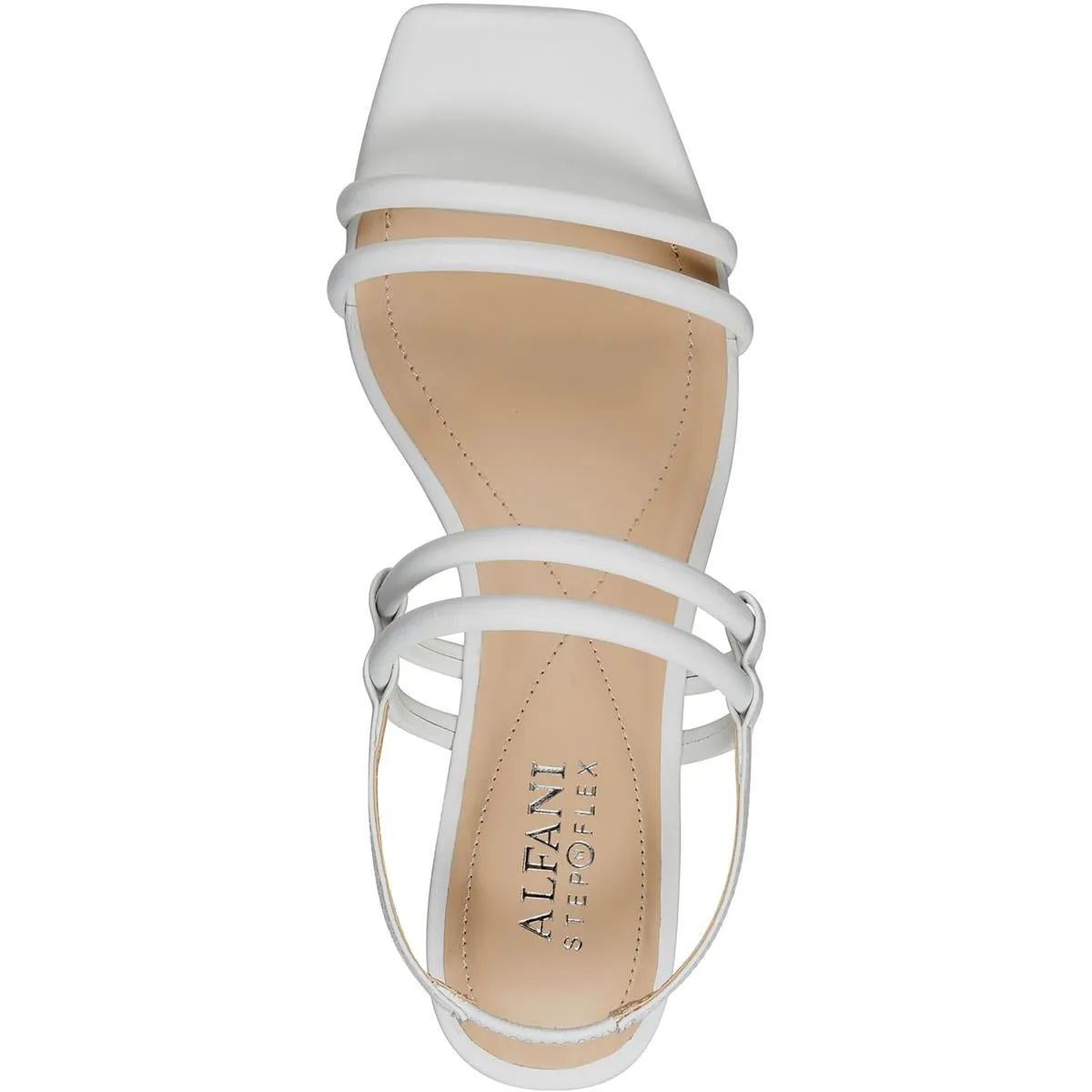 Paulina Womens Open-Toed Ankle Strap Kitten Heels