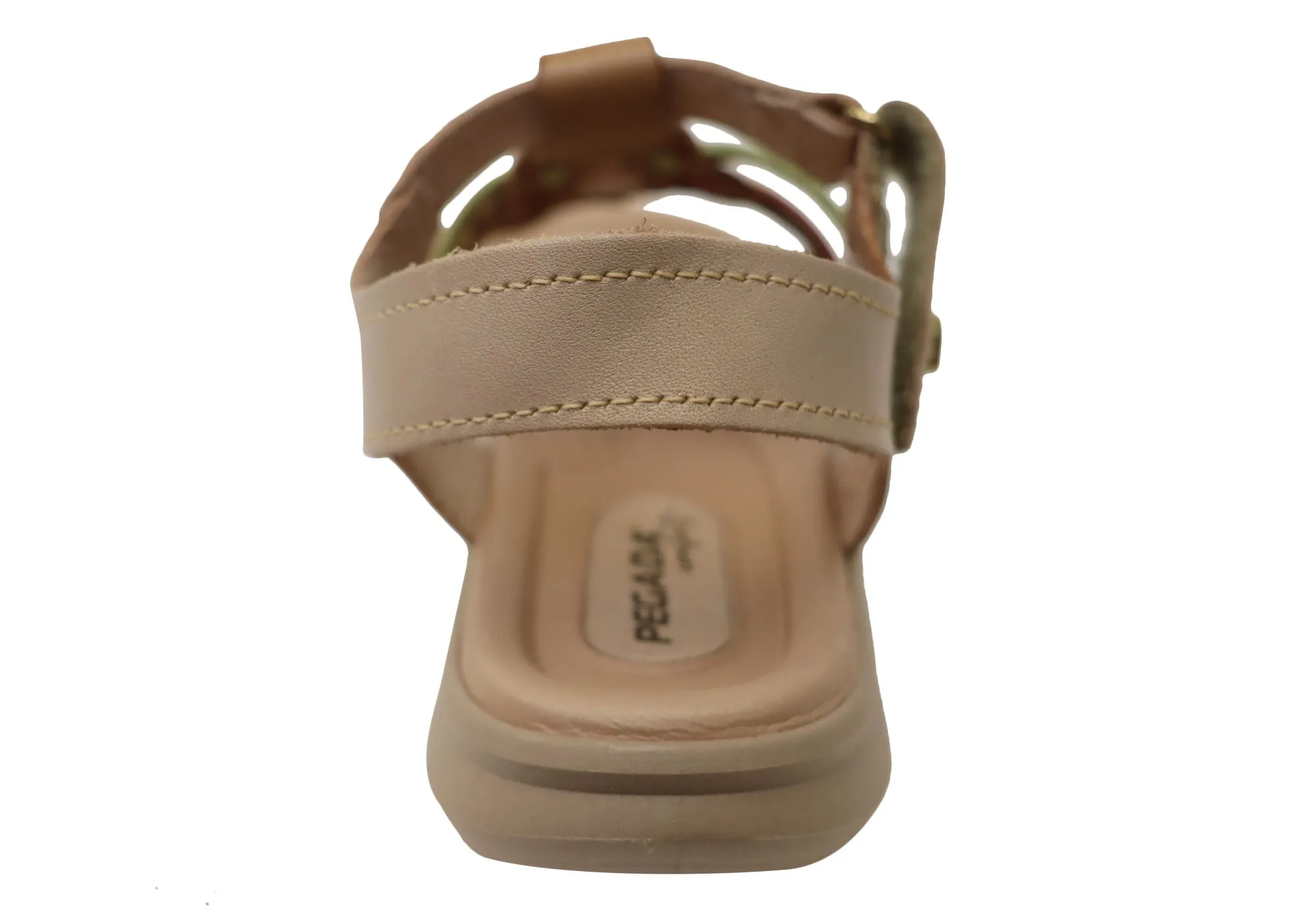 Pegada Eisha Womens Comfortable Leather Sandals Made In Brazil Pegada Shoes
