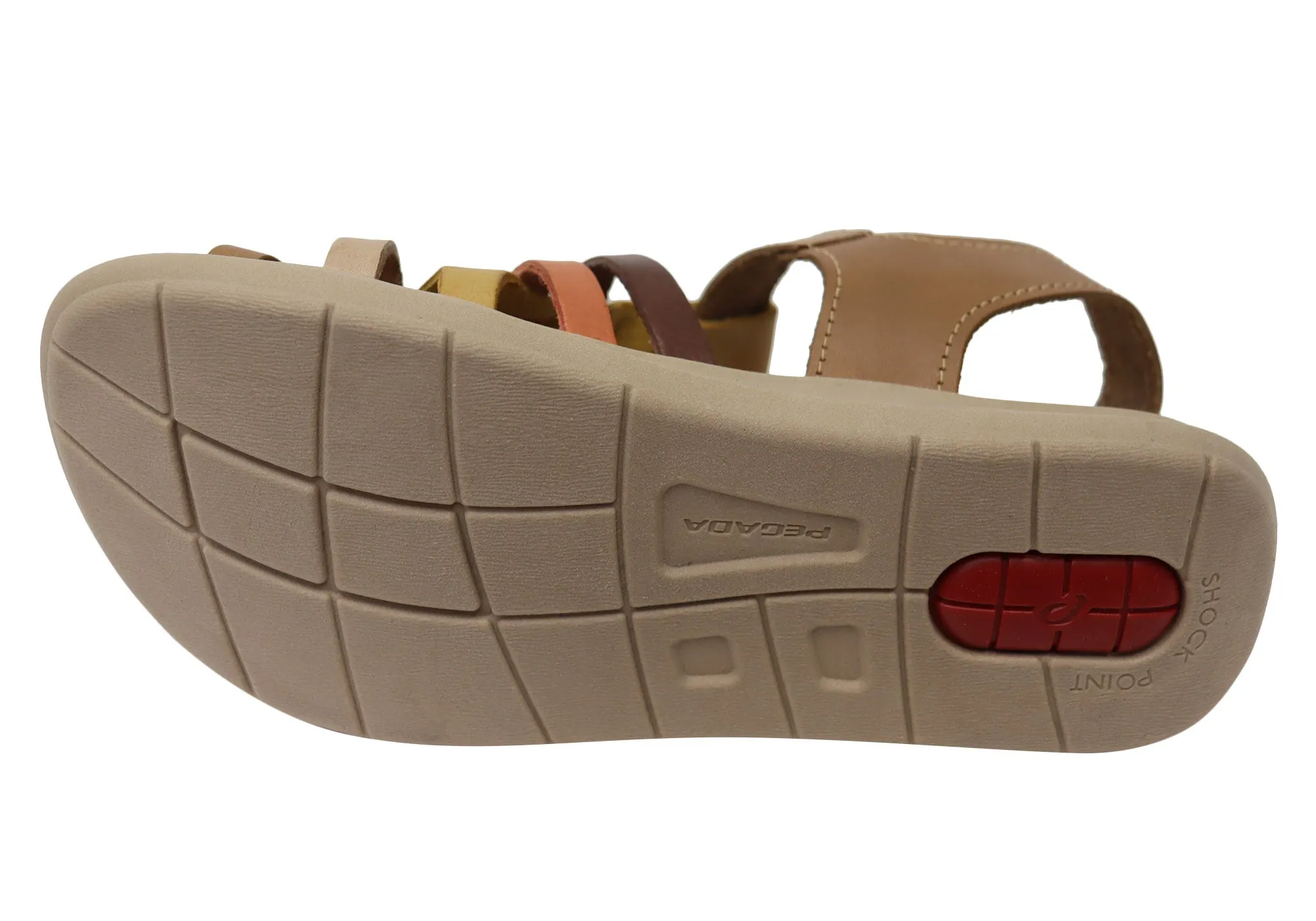 Pegada Eisha Womens Comfortable Leather Sandals Made In Brazil Pegada Shoes