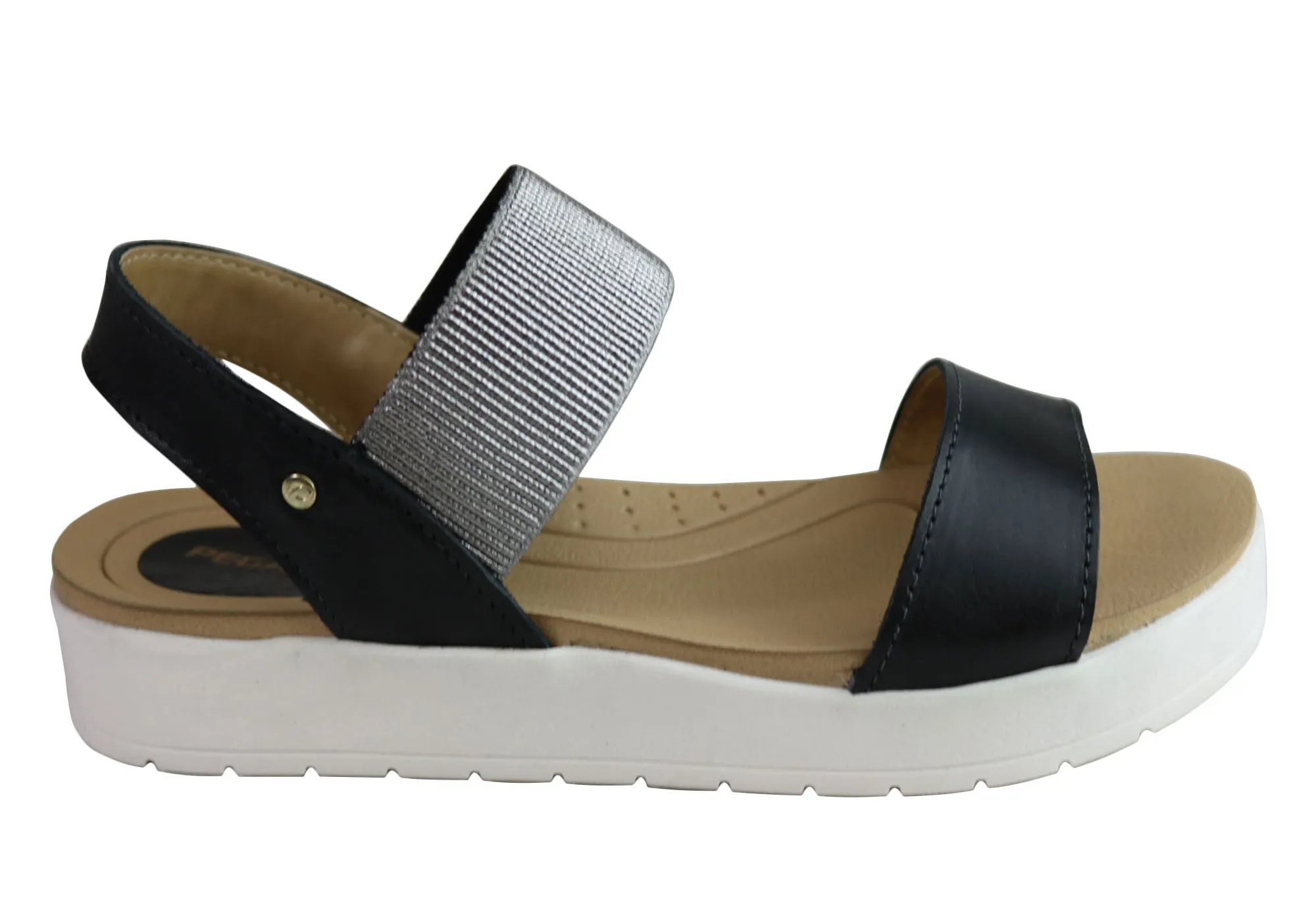 Pegada Rosie Womens Comfort Cushioned Leather Sandals Made In Brazil Pegada Shoes