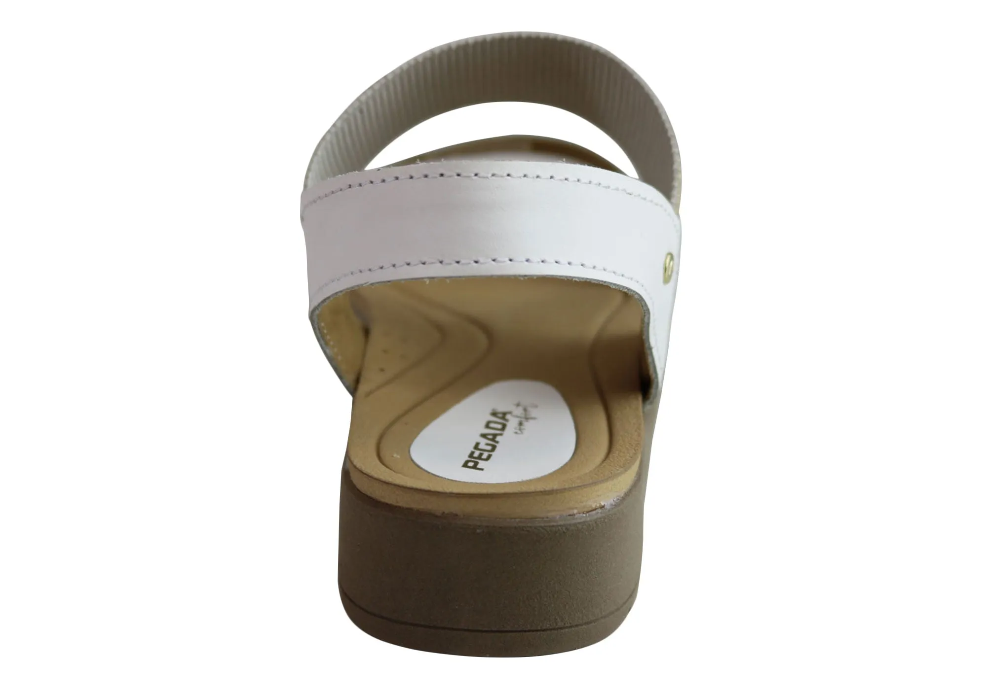 Pegada Rosie Womens Comfort Cushioned Leather Sandals Made In Brazil Pegada Shoes