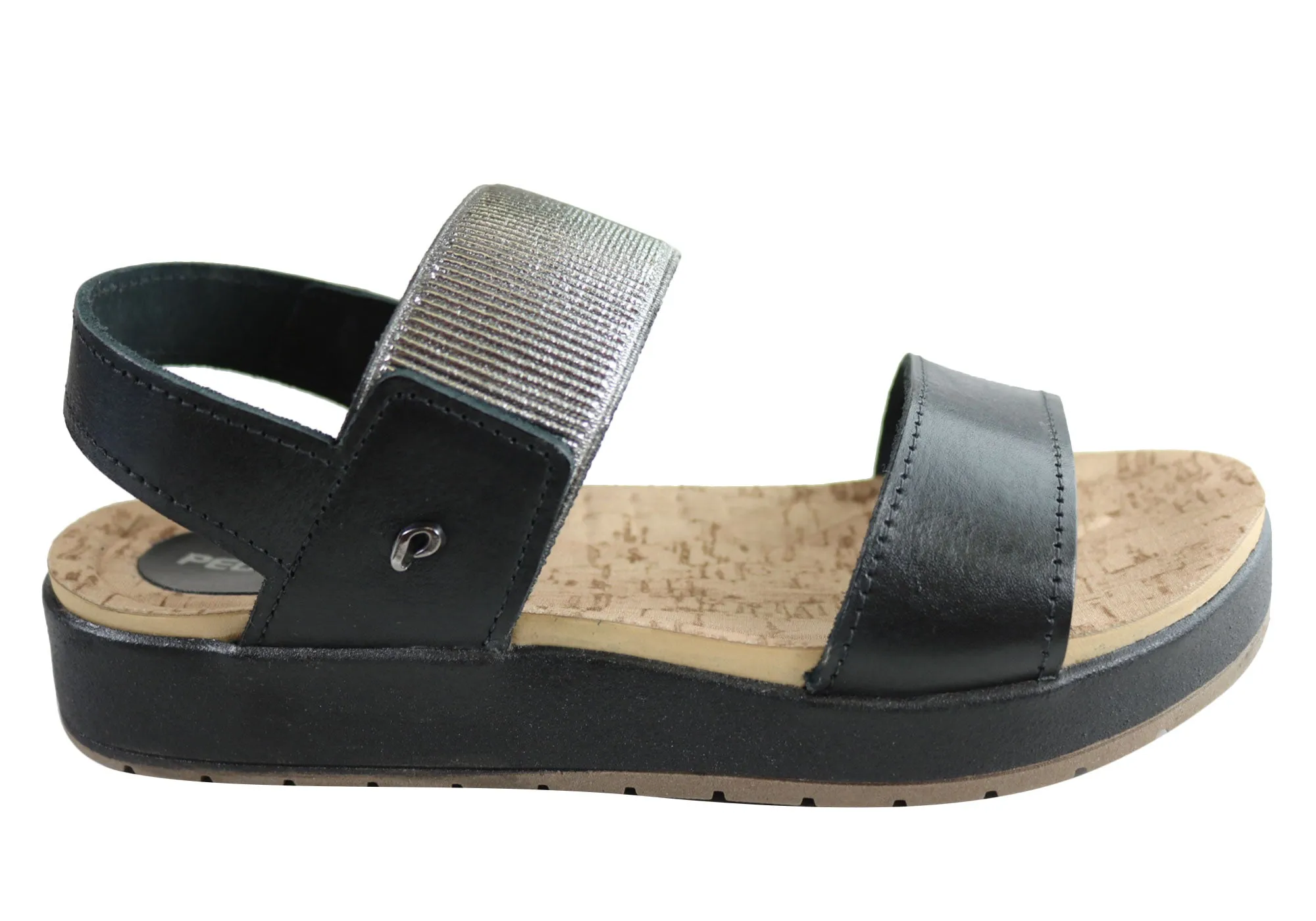 Pegada Rosie Womens Comfort Cushioned Leather Sandals Made In Brazil Pegada Shoes