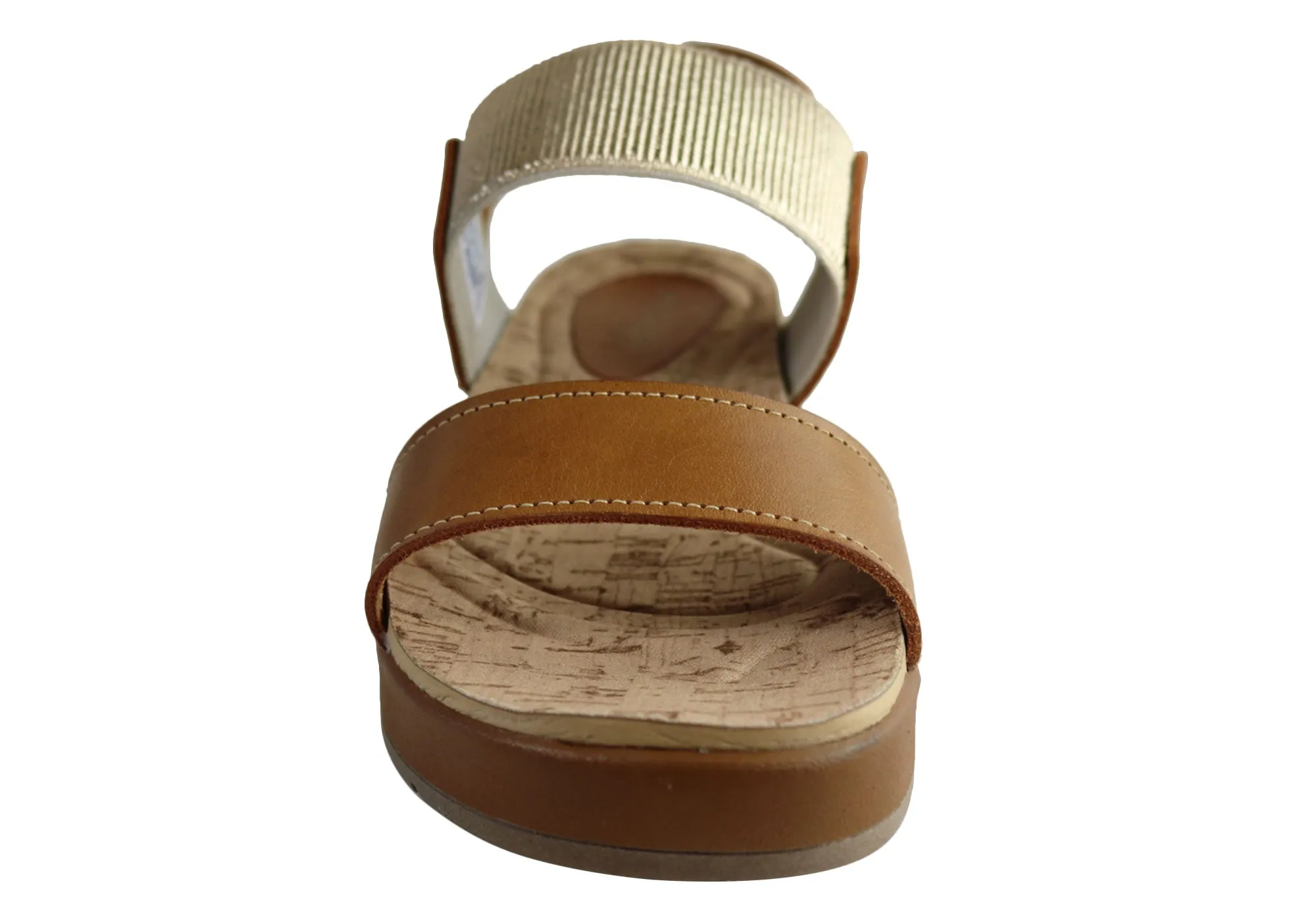 Pegada Rosie Womens Comfort Cushioned Leather Sandals Made In Brazil Pegada Shoes